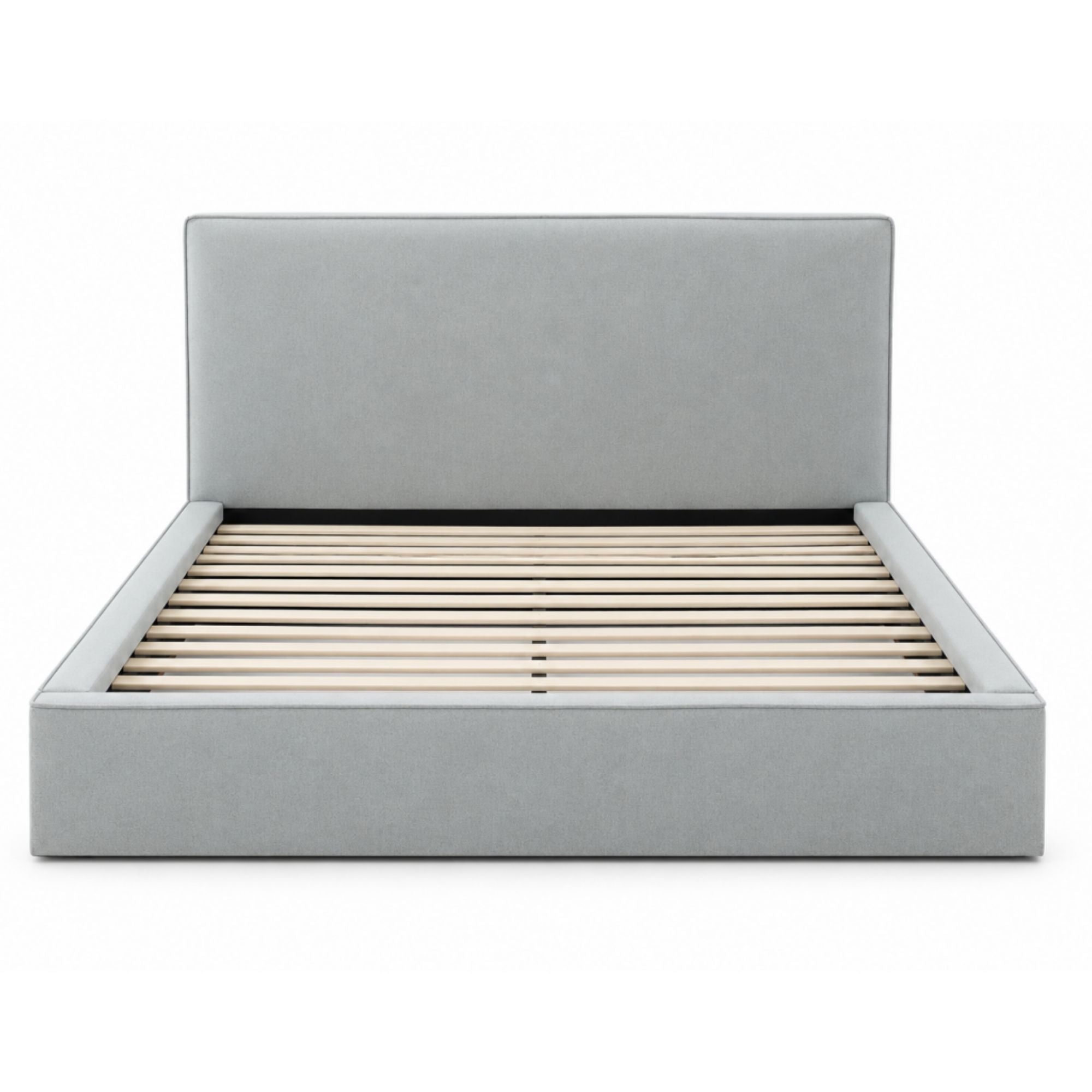 Elara Upholstered Storage Bed Grey