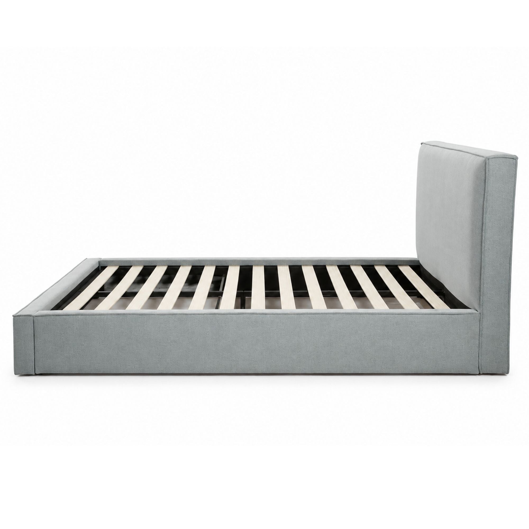 Elara Upholstered Storage Bed Grey