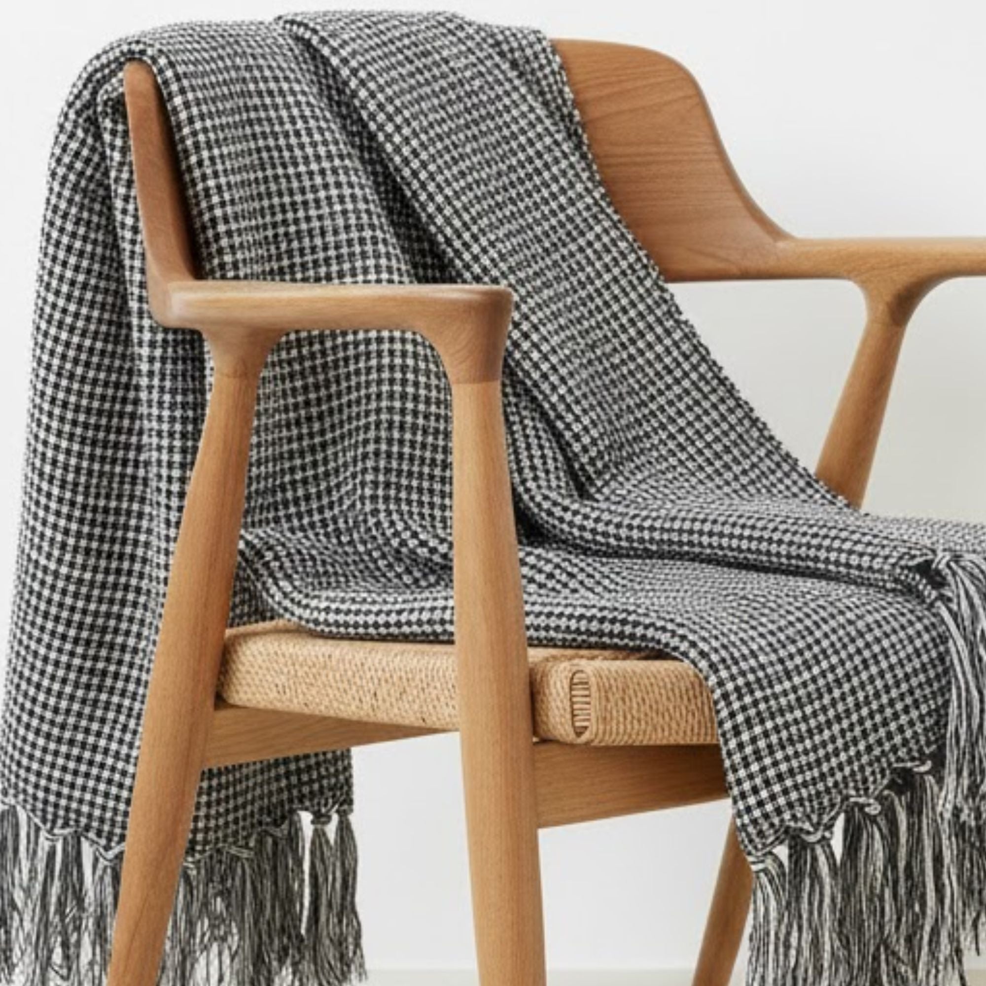 Woven Cotton Throw in Grey | CastleUp Experience Centre Online Furniture