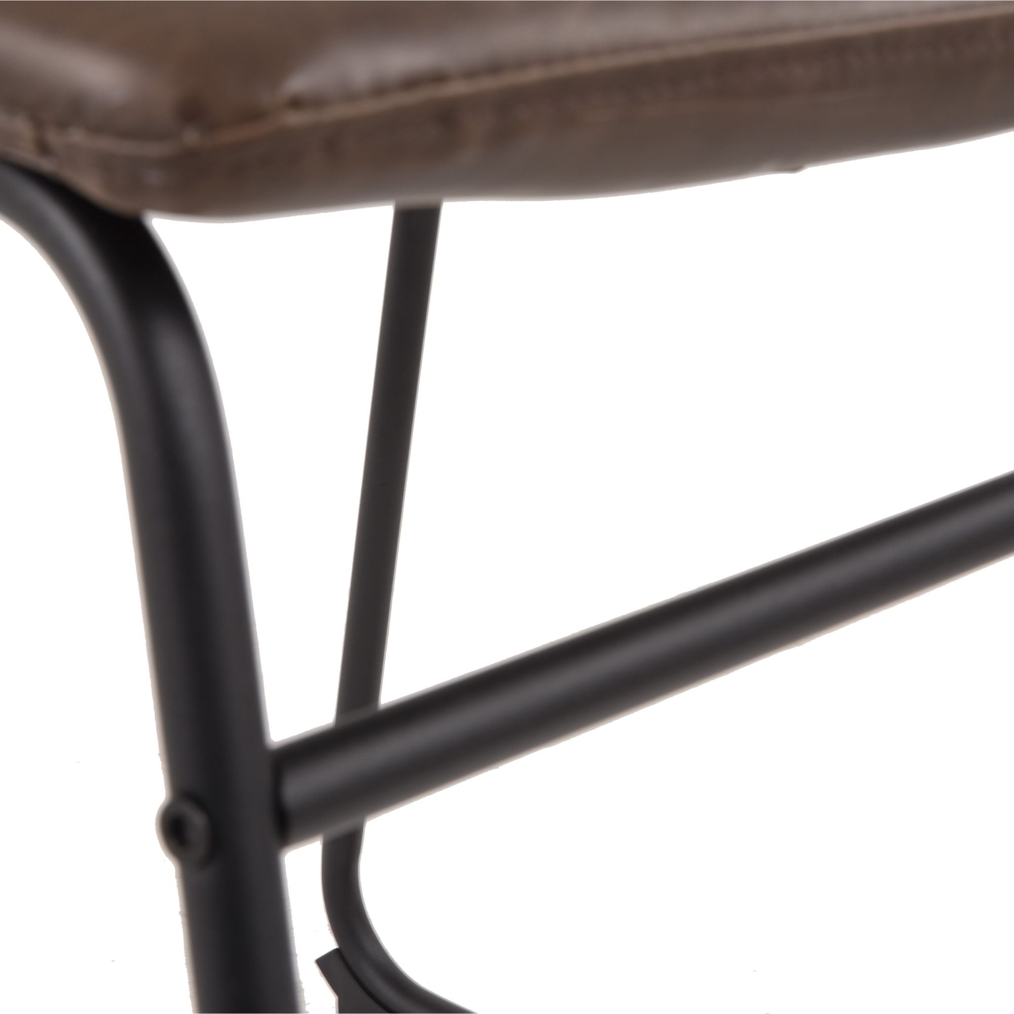 Set of two brown Centiar Dining UPH chairs by Signature Ashley, showcasing modern wooden dining chairs with upholstered seats.