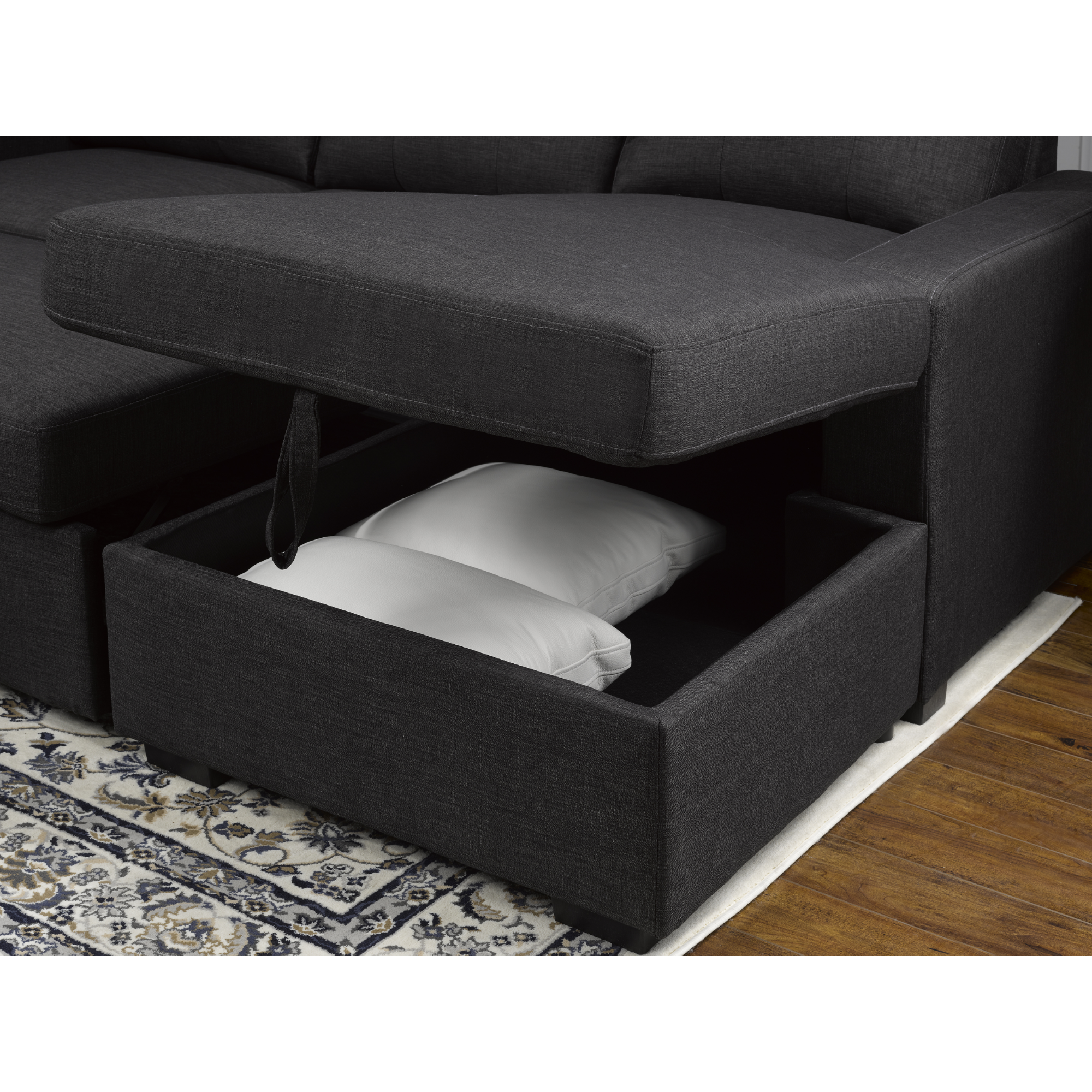 Sleeper Sofa in Grey 5535.