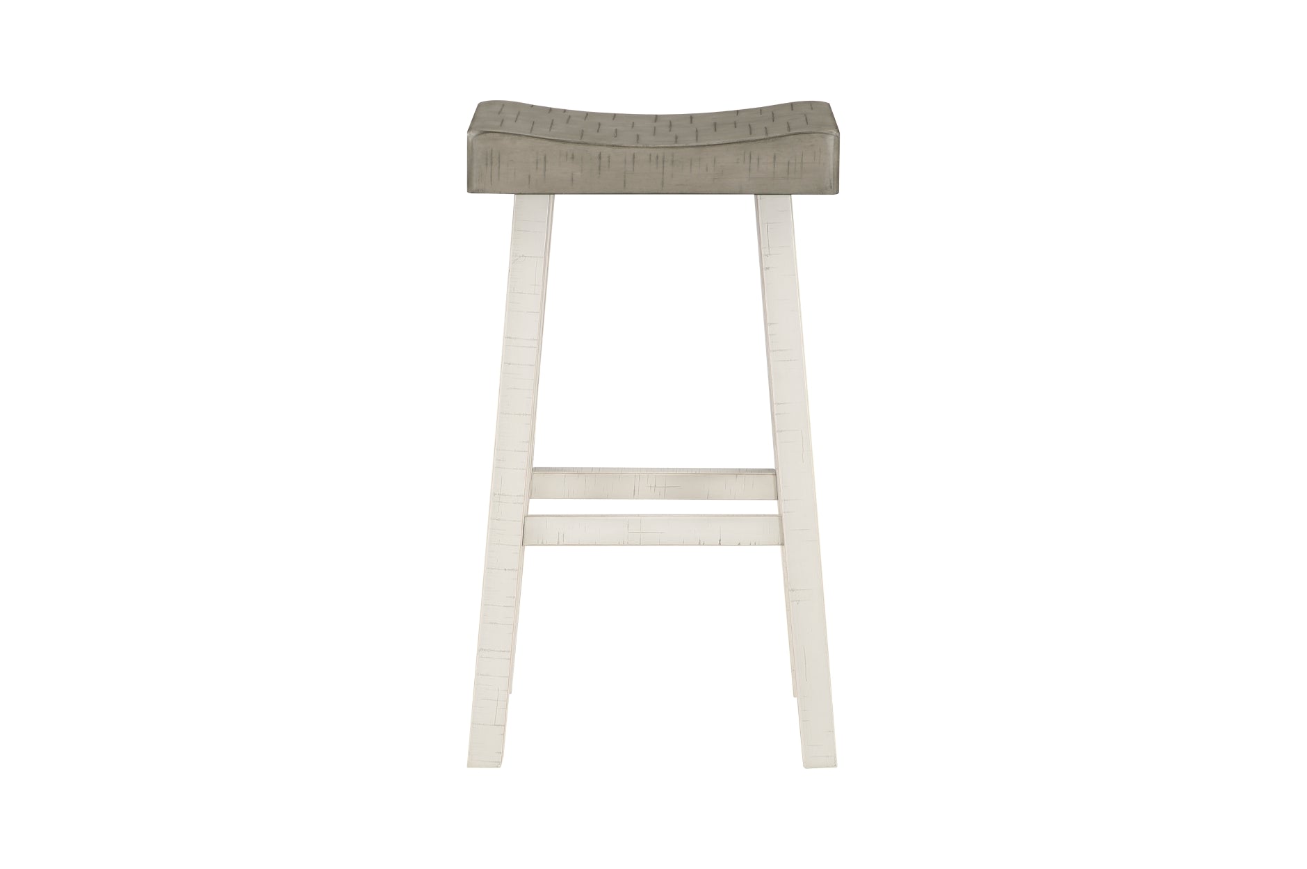 MAZ Caspian Collection pub height dining set in grey and white with four chairs and table, modern furniture for casual dining