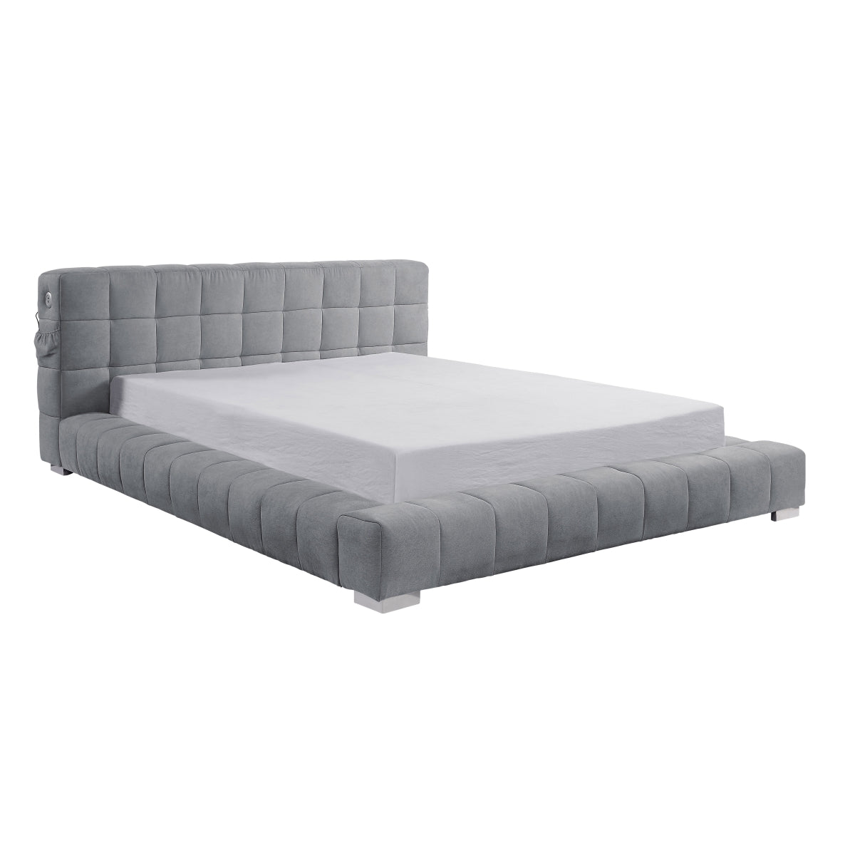 Modena Collection Bed in Grey | CastleUp Experience Centre Online Furniture