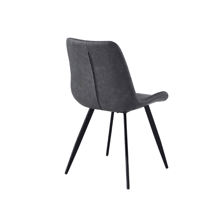 Dumas Dining Chair in Dark Grey (Set of 2) | CastleUp Experience Centre Online Furniture