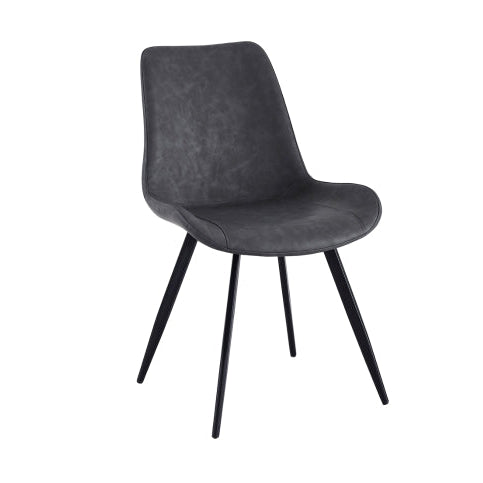 Dumas Dining Chair in Dark Grey (Set of 2) | CastleUp Experience Centre Online Furniture