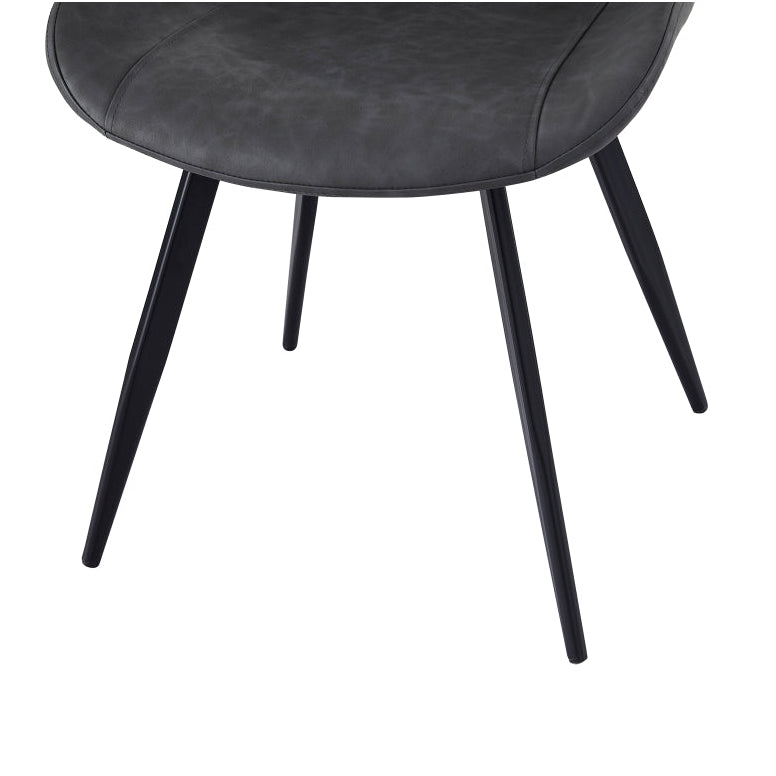 Dumas Dining Chair in Dark Grey (Set of 2) | CastleUp Experience Centre Online Furniture