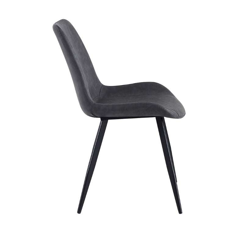 Dumas Dining Chair in Dark Grey (Set of 2) | CastleUp Experience Centre Online Furniture