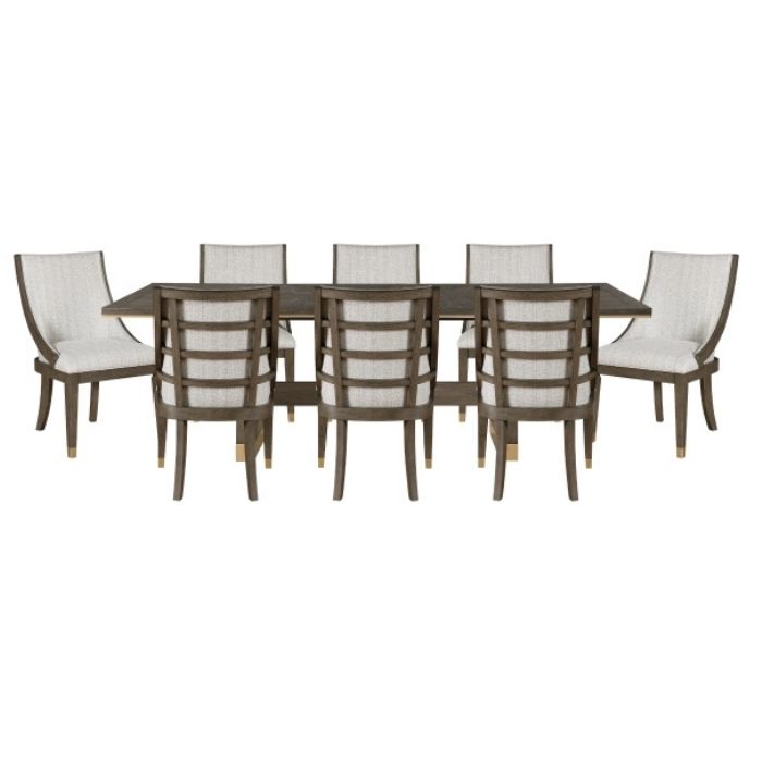 Griffin Collection Dining Set Brown & Gold