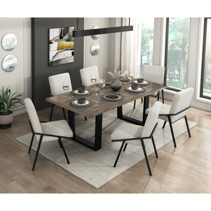Rochelle Dining Chair in Cream (Set of 2) | CastleUp Experience Centre Online Furniture