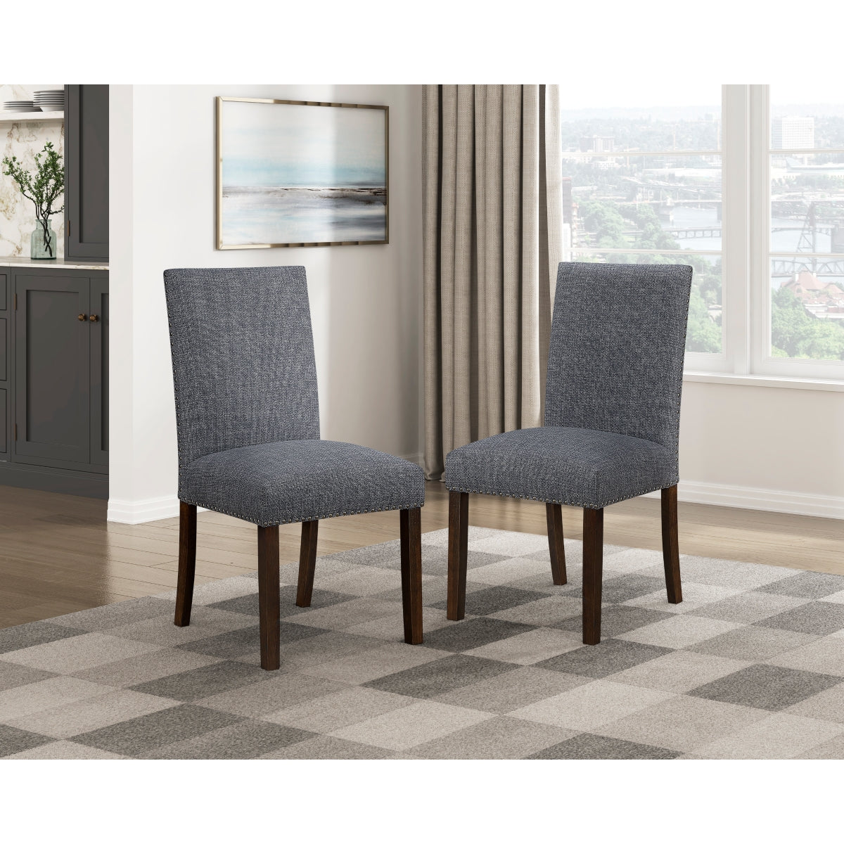 Paulson Collection Dining Chair in Grey | CastleUp Experience Centre Online Furniture