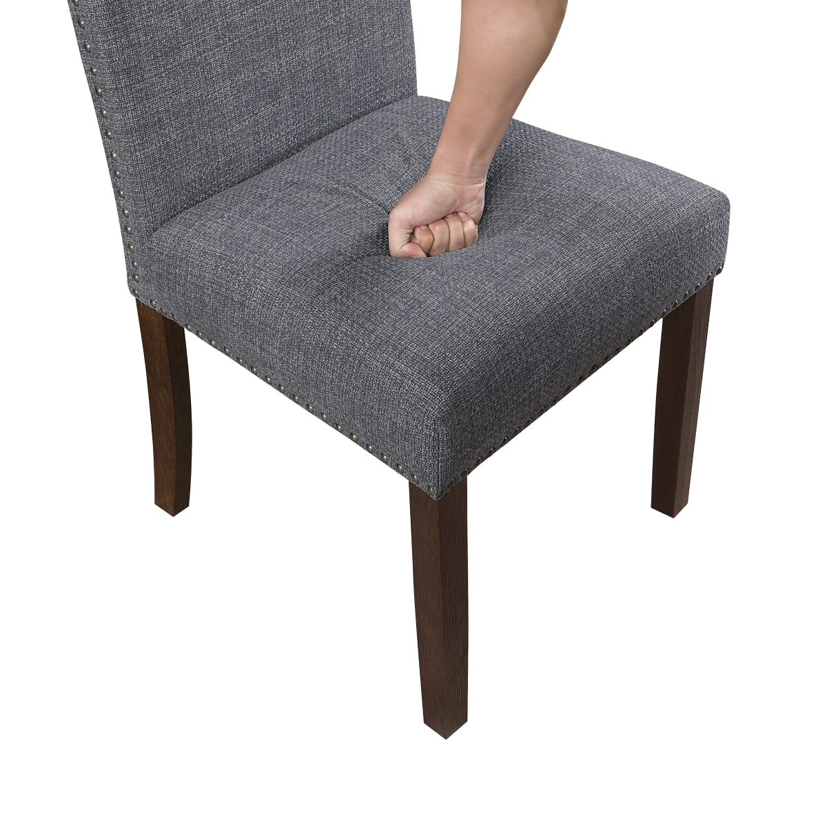 Paulson Collection Dining Chair in Grey | CastleUp Experience Centre Online Furniture