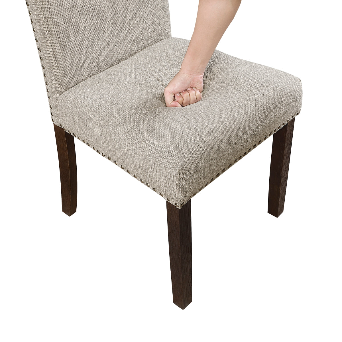 Paulson Collection Dining Chair in Taupe | CastleUp Experience Centre Online Furniture