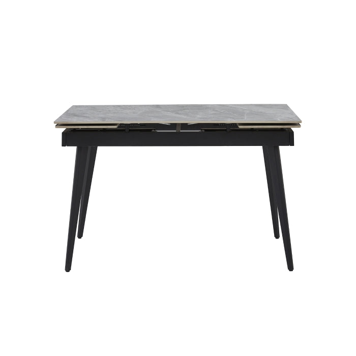 MAZ Colette Sintered Stone Extending Dining Table shown from the front in a closed position with no background.