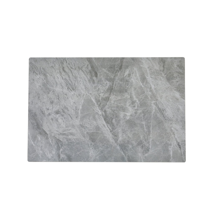 Close-up of the MAZ Colette Sintered Stone Extending Dining Table top showing sleek, durable surface with a modern design.