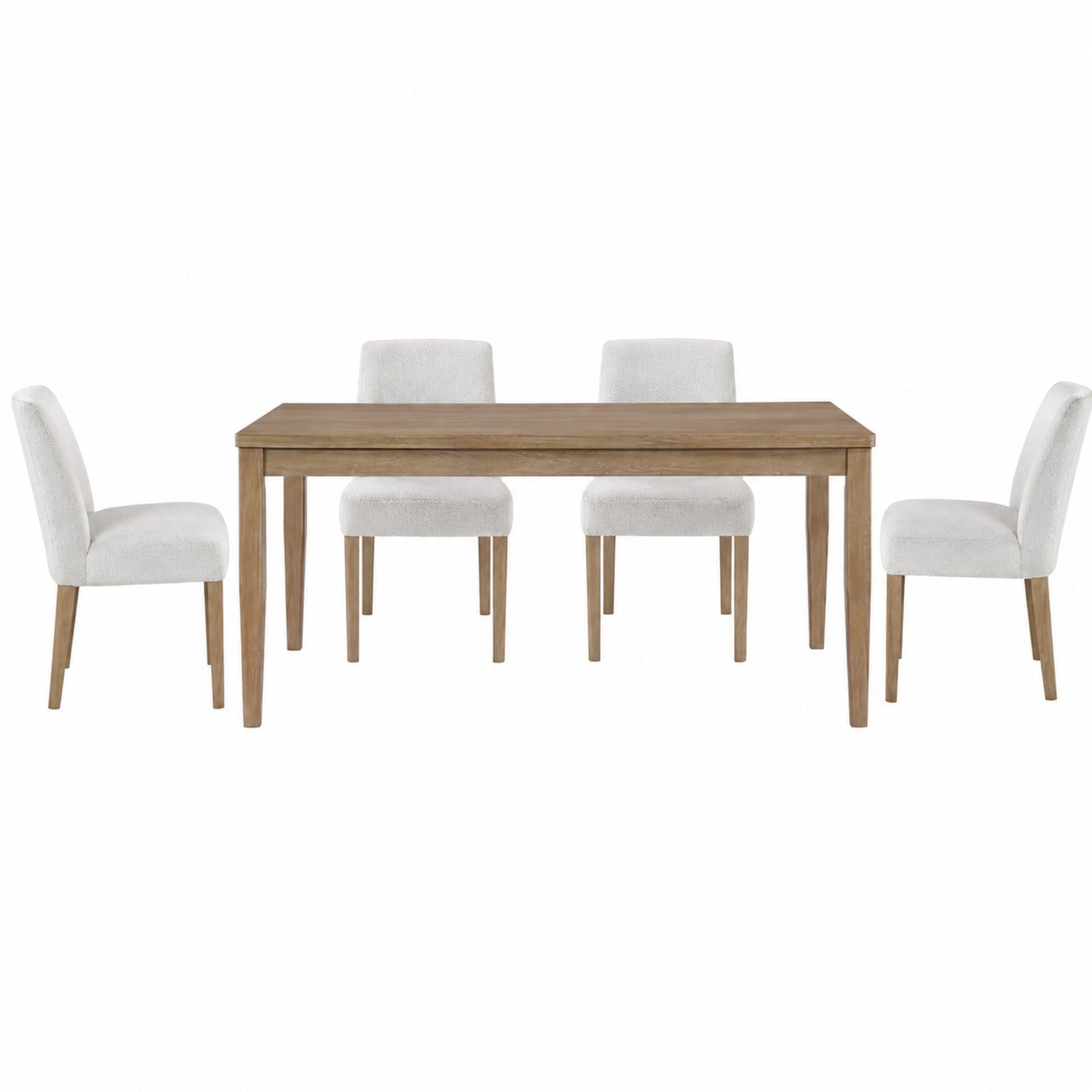 MAZ Bellwoods natural oak dining table with sleek wooden surface and modern design, suitable for contemporary dining rooms