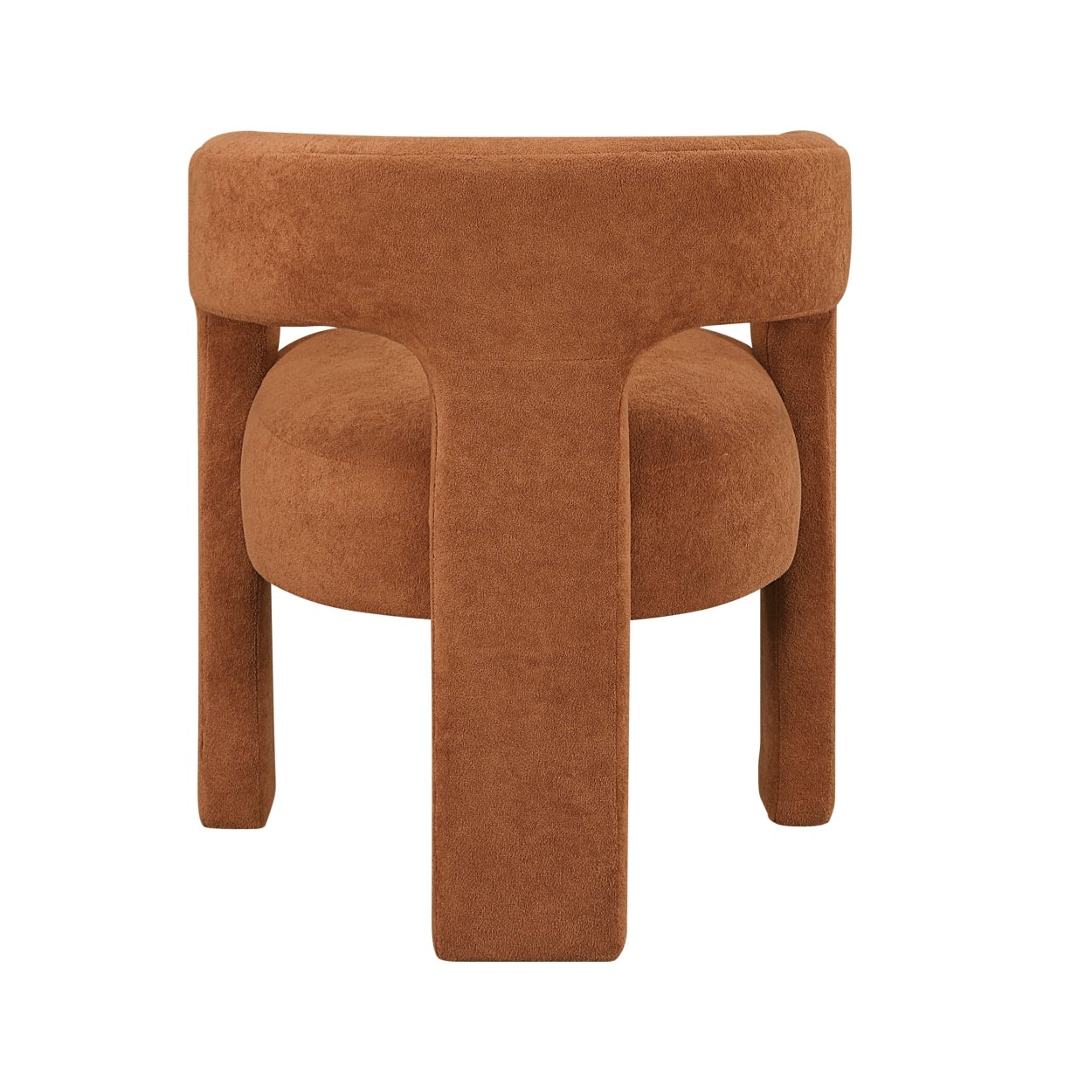 Marais Dining Side Chair Soft Boucle in Orange | CastleUp Experience Centre Online Furniture