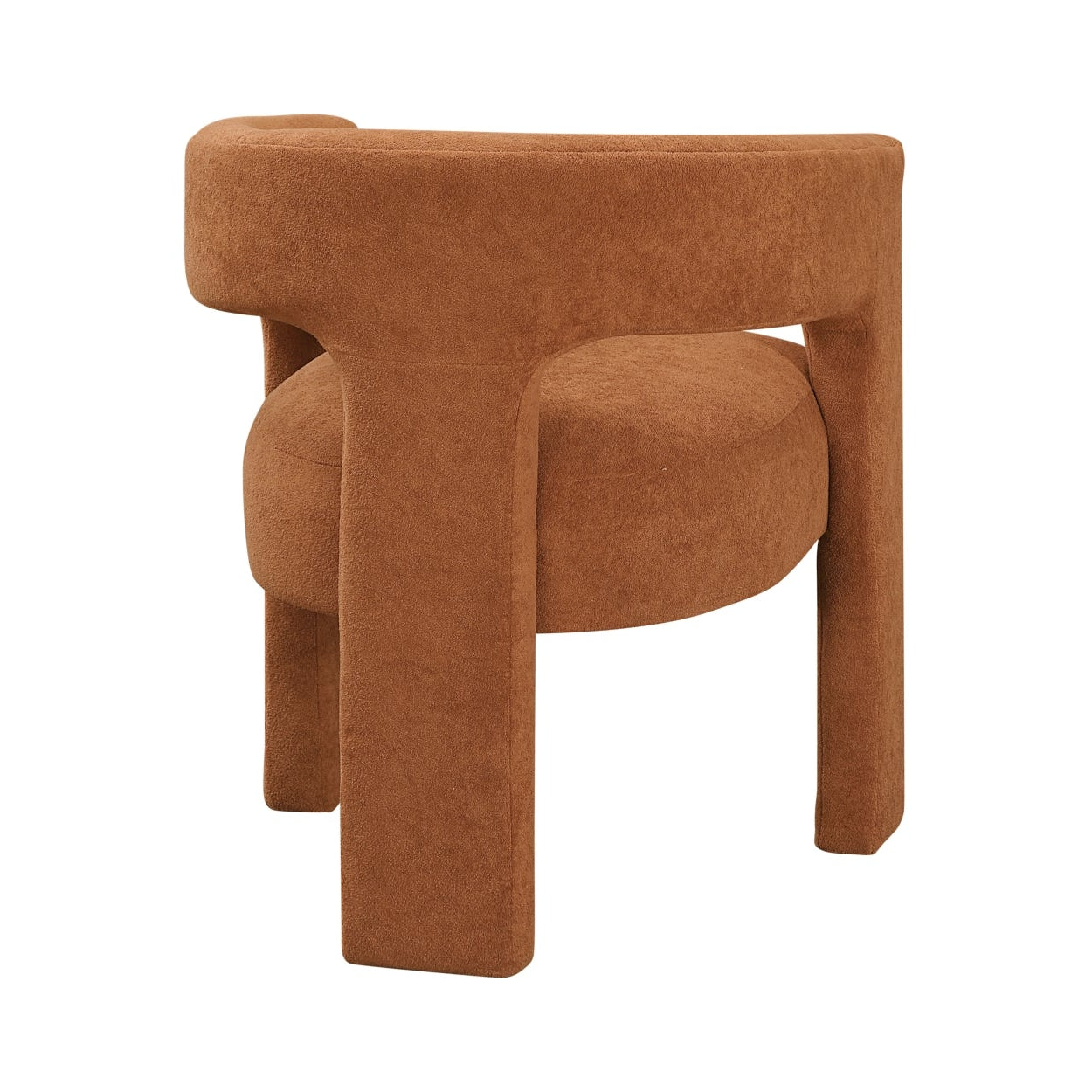 Marais Dining Side Chair Soft Boucle in Orange | CastleUp Experience Centre Online Furniture