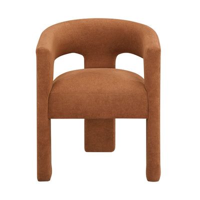 Marais Dining Side Chair Soft Boucle in Orange | CastleUp Experience Centre Online Furniture