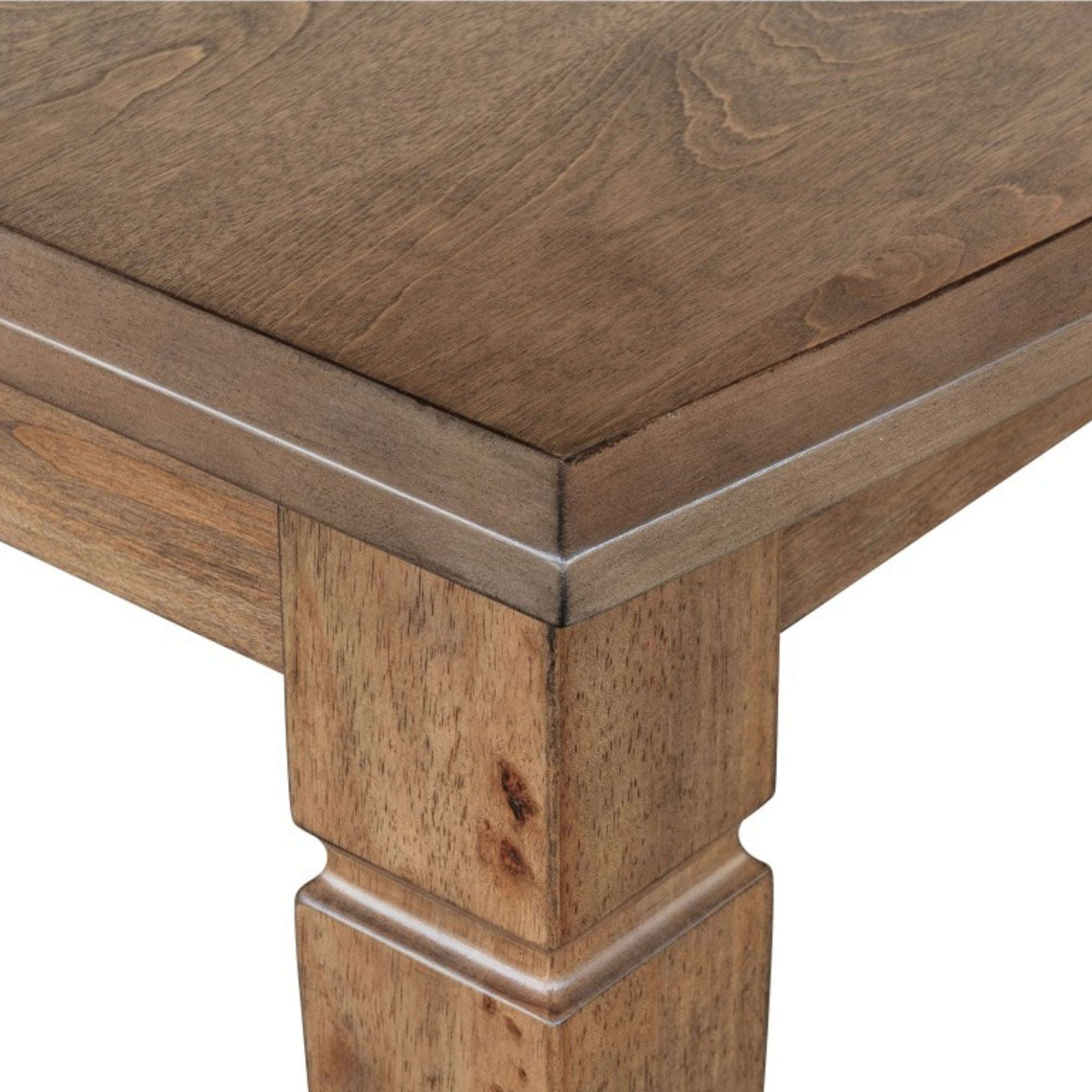 Cosette Wood Extention Dining Table in Walnut | CastleUp Experience Centre Online Furniture