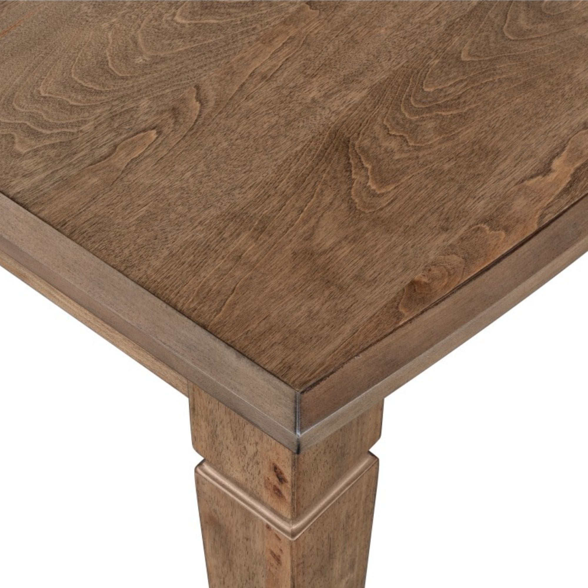 Cosette Wood Extention Dining Table in Walnut | CastleUp Experience Centre Online Furniture