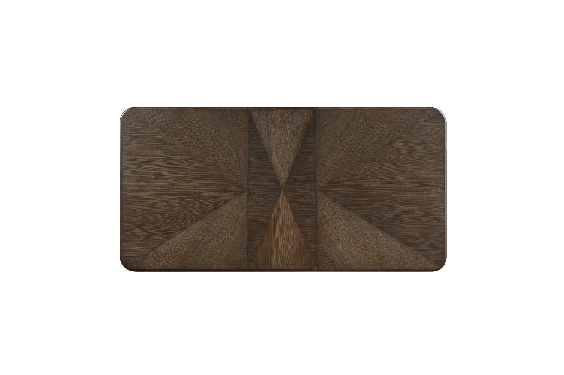 Maz Clara Collection extendable dining table with a sleek wooden surface, shown extended in a modern dining room setting.