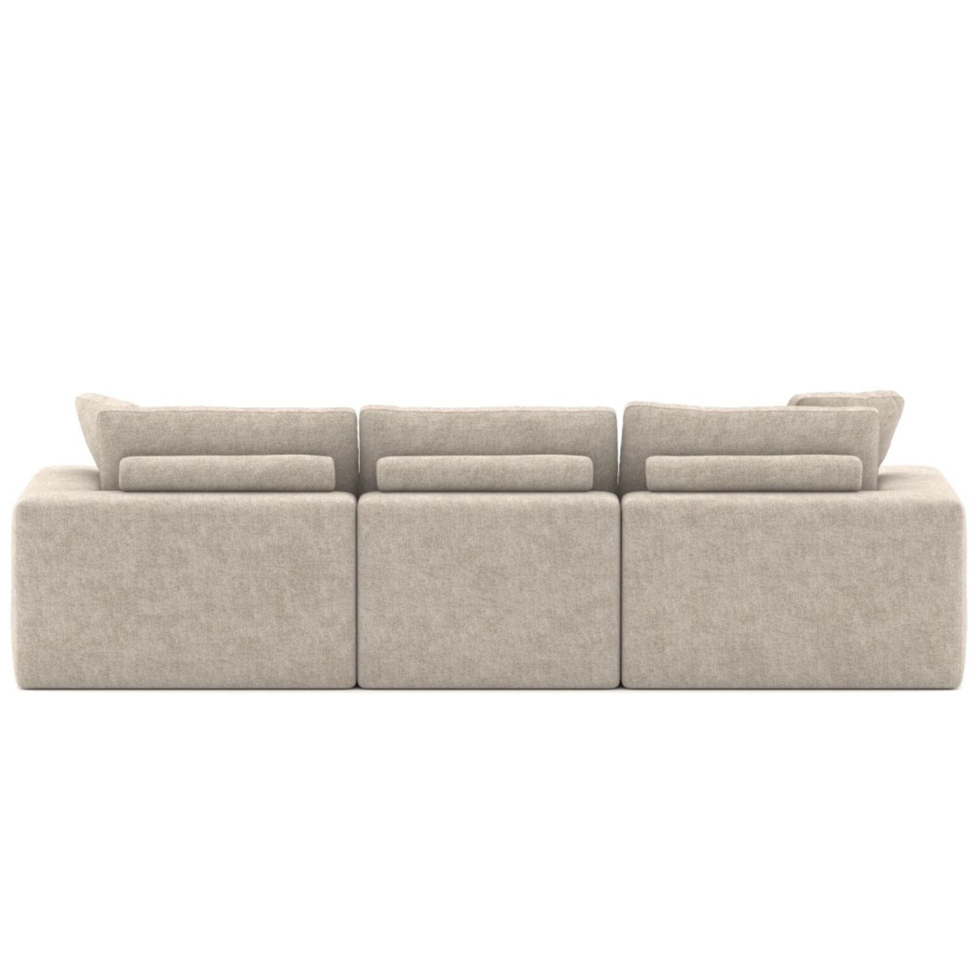 Compression Sectional in Beige 613111