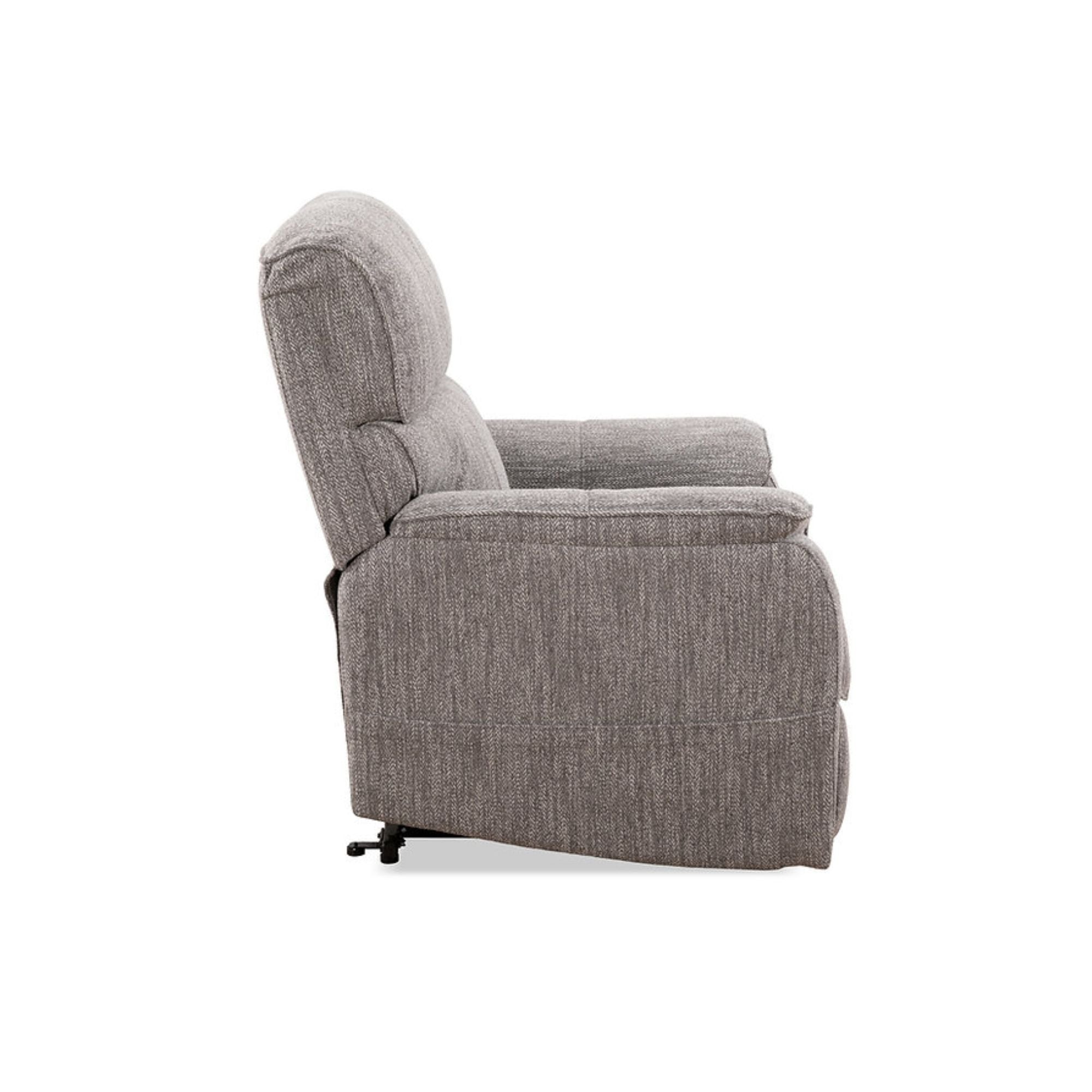 Grey IFF Belmont Lift Chair with plush cushioning and ergonomic design, perfect for comfortable seating and easy mobility.