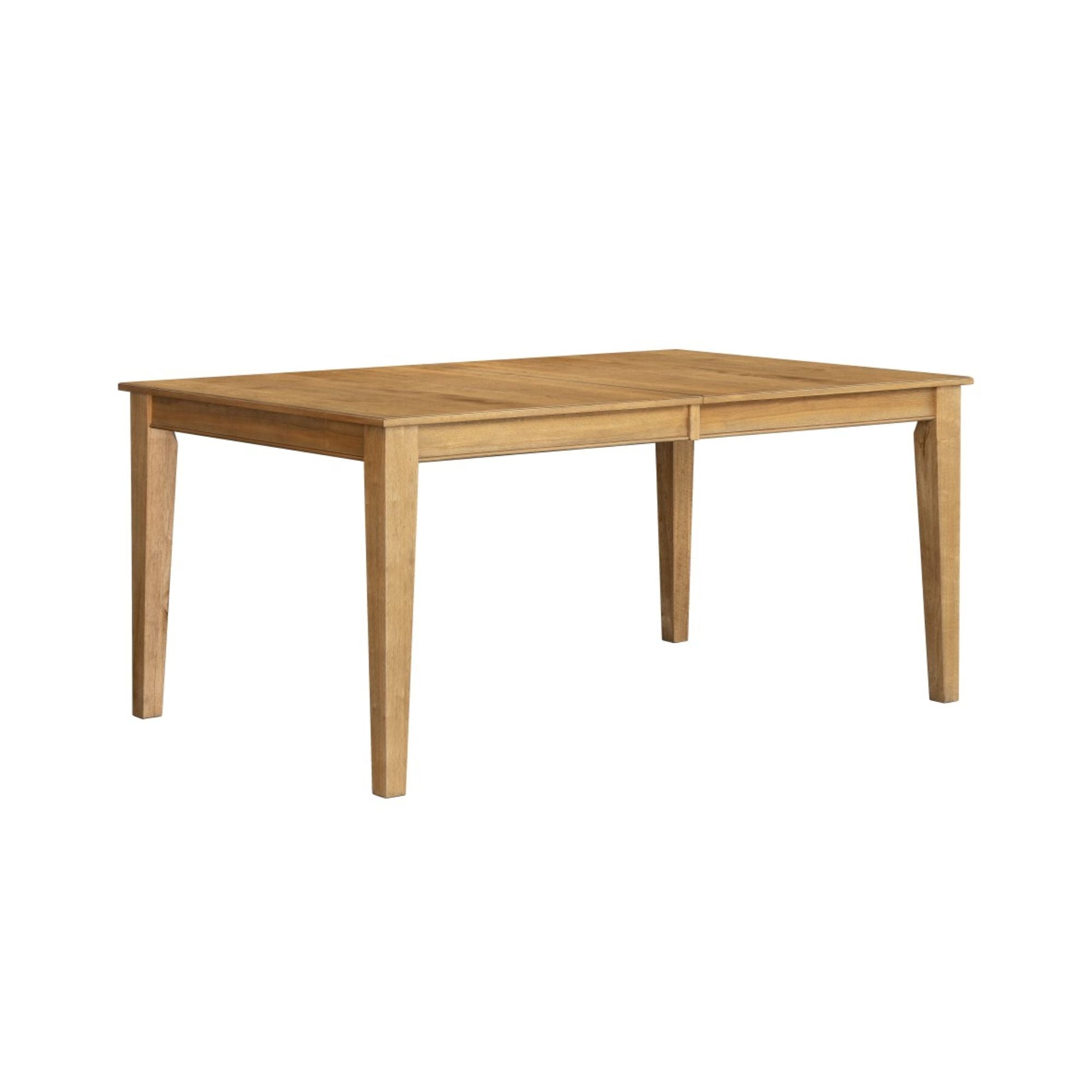 Brassex Terra 7-piece oak dining set with matching table and six chairs in a contemporary dining room setting.