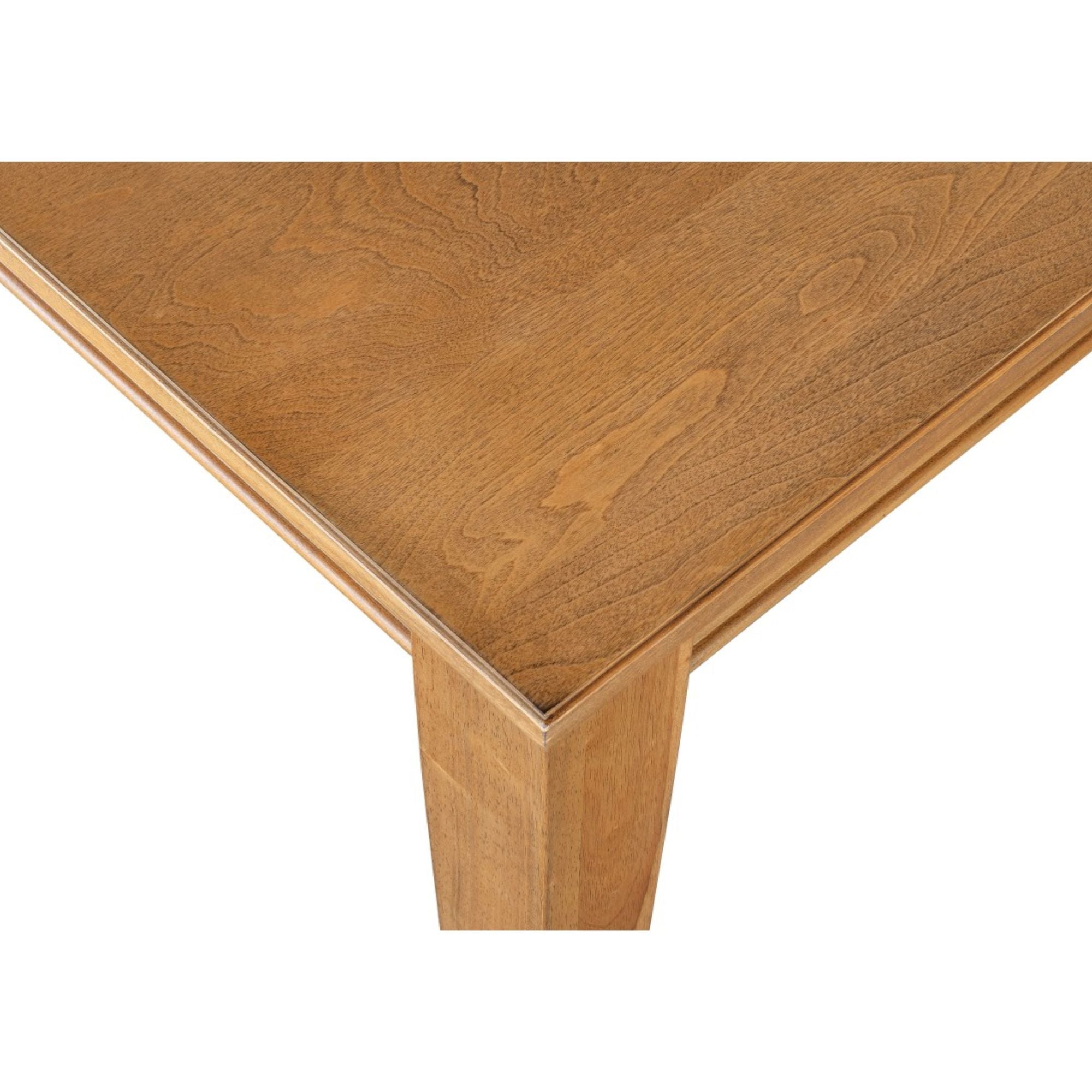 Brassex Terra 7-piece oak dining set with a rectangular table and matching chairs, ideal for modern dining rooms.