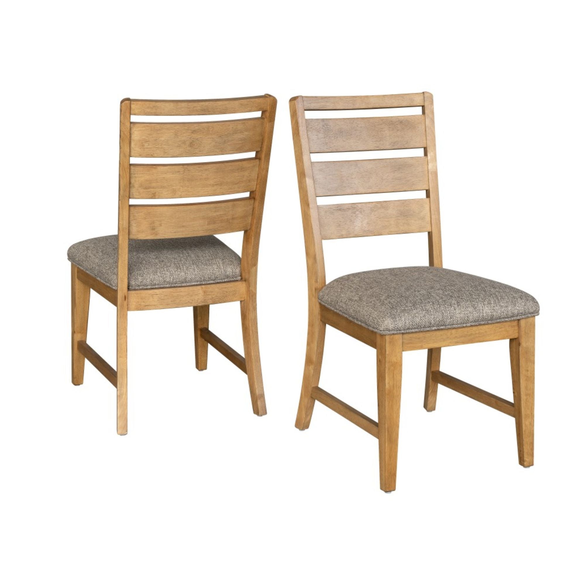 Brassex Terra 7-piece oak dining set with a rectangular table and matching chairs, ideal for modern dining rooms.