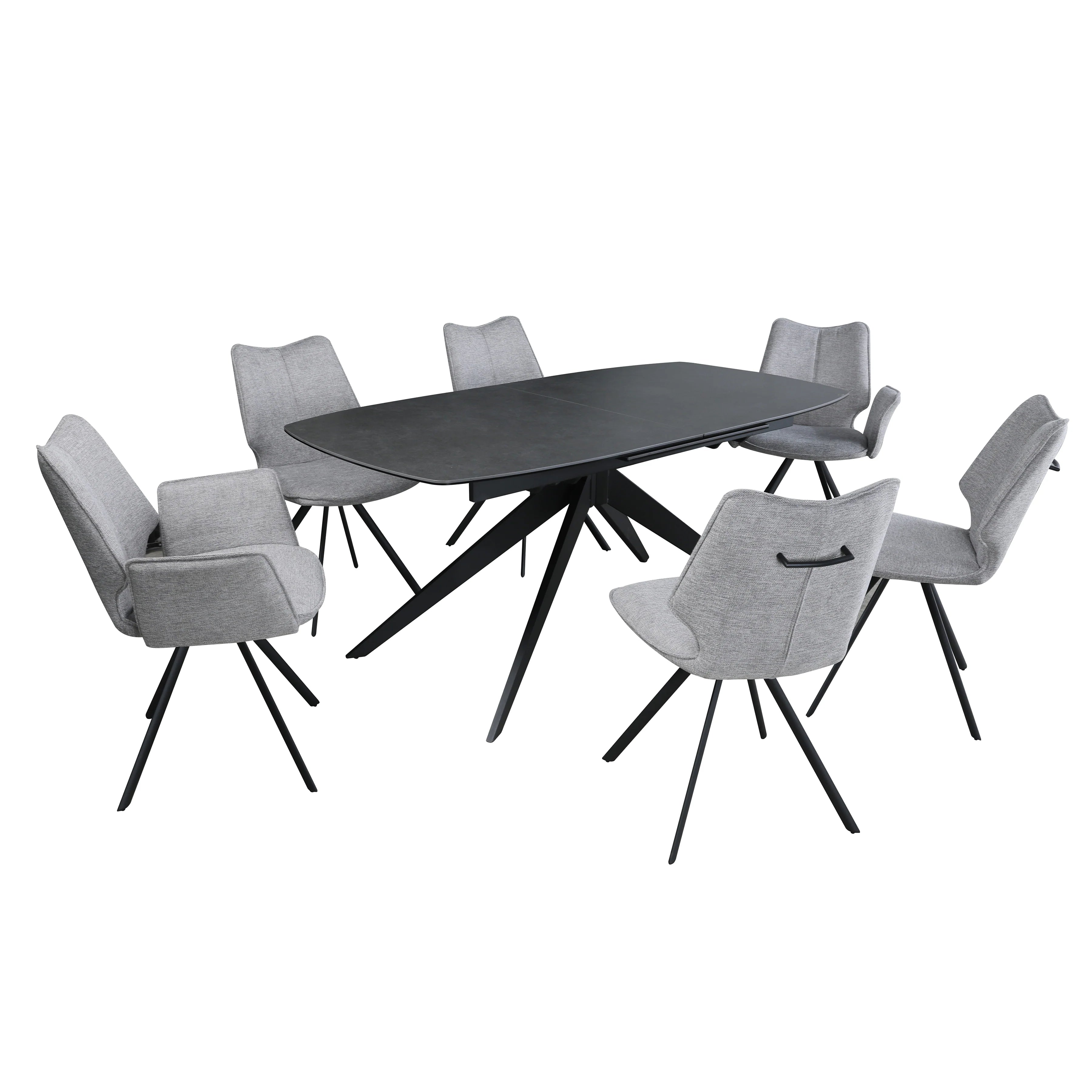Novara 7-Piece Extendable Dining Set