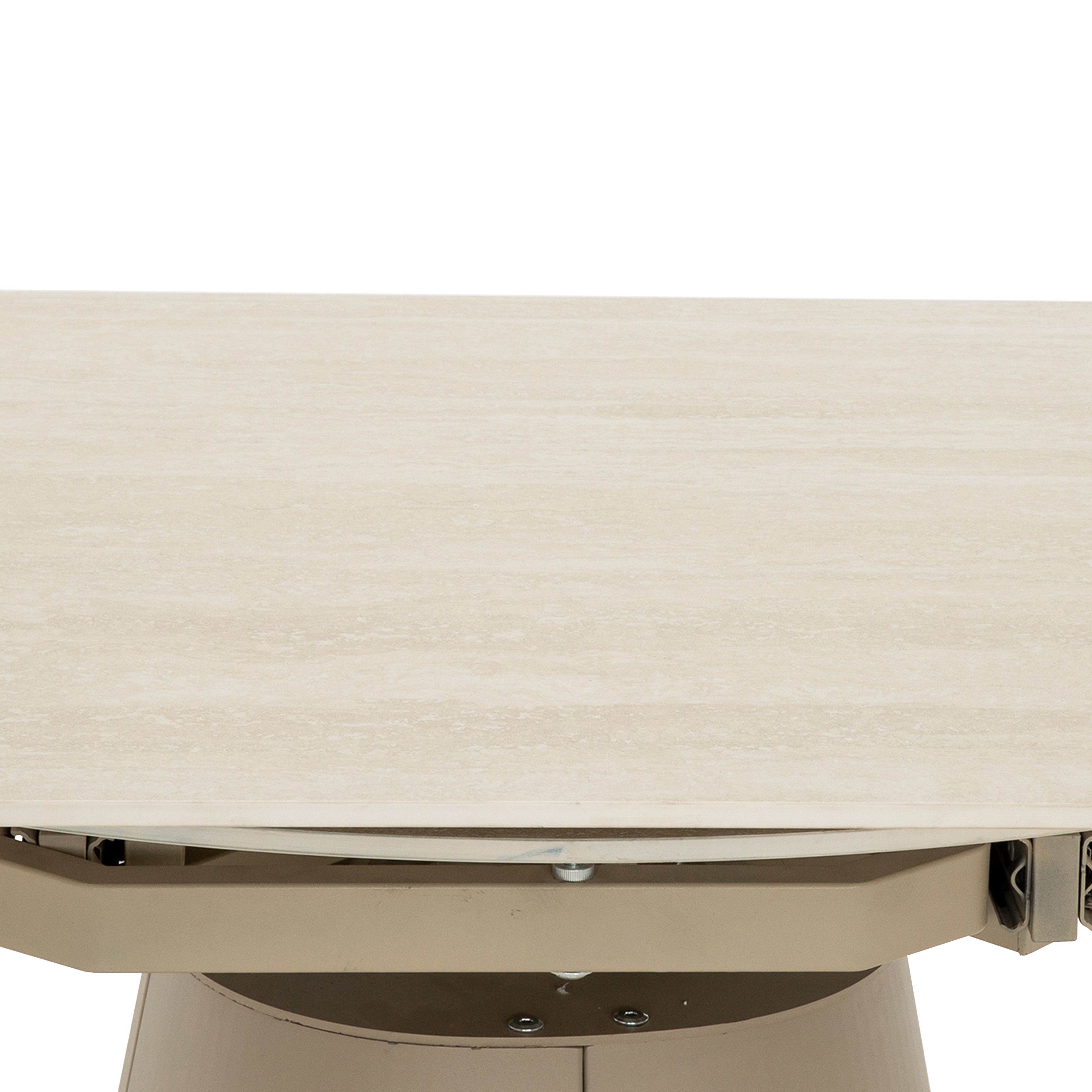 Elara 5-Piece Extendable Dining Set with Marble-Look Table