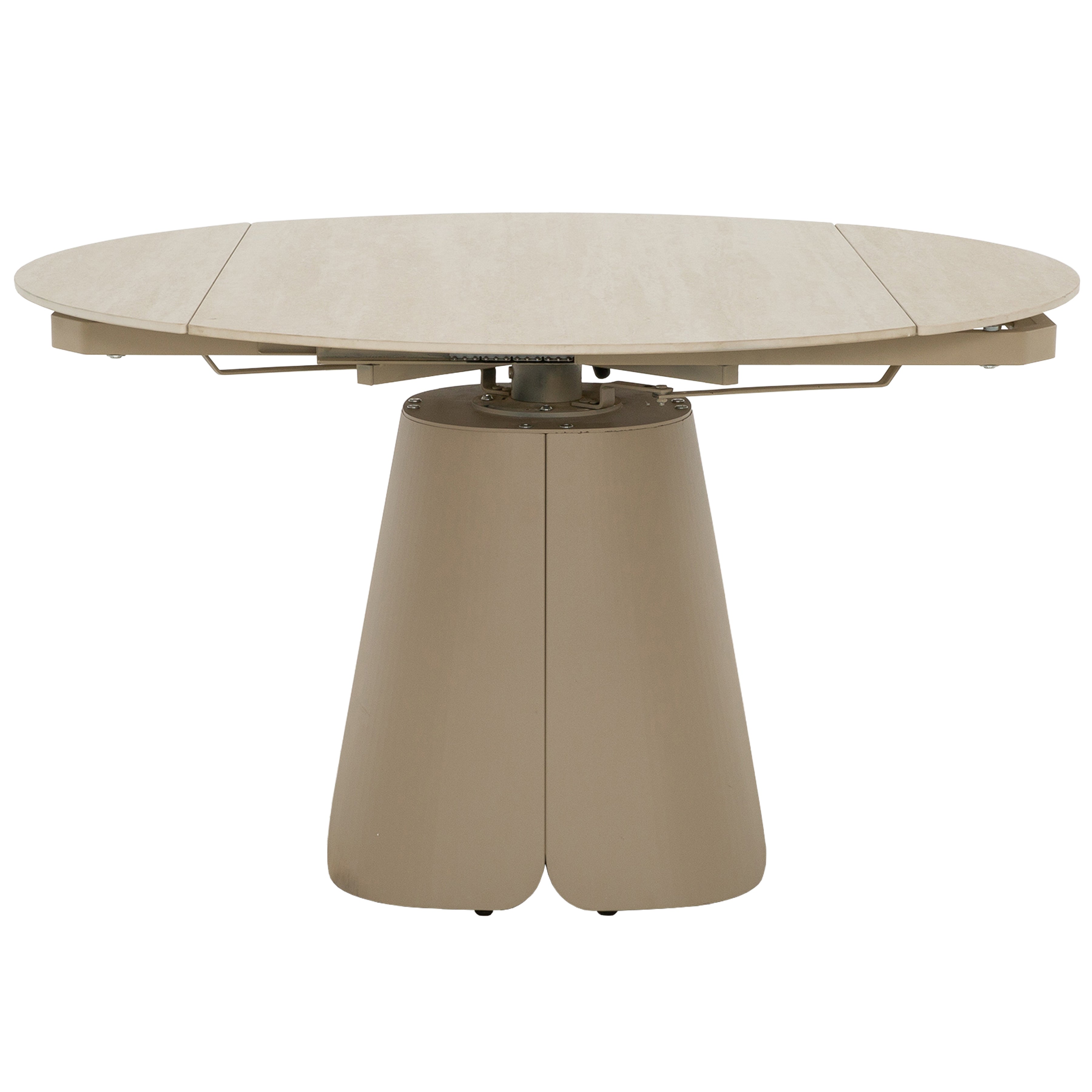 Elara 5-Piece Extendable Dining Set with Marble-Look Table