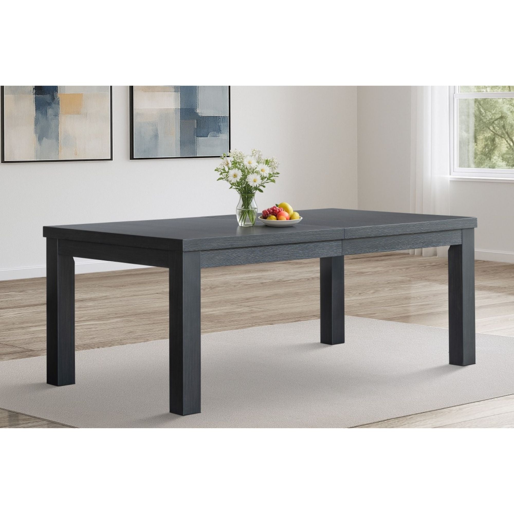 Ottilie Extension Dining Table in Black | CastleUp Experience Centre Online Furniture