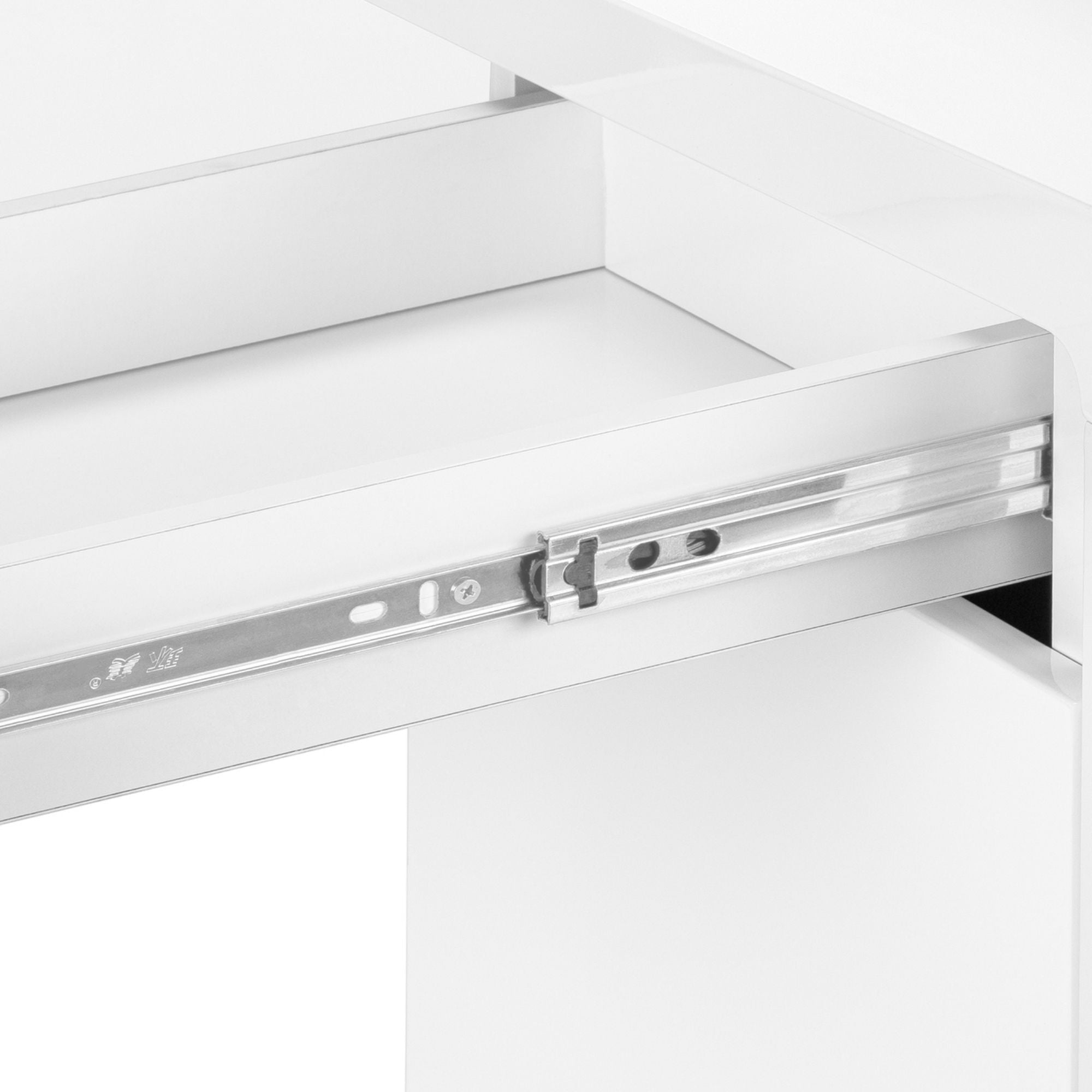 White Zenith 60-inch Monarch Specialties office computer desk with clean lines and spacious surface for workspace.