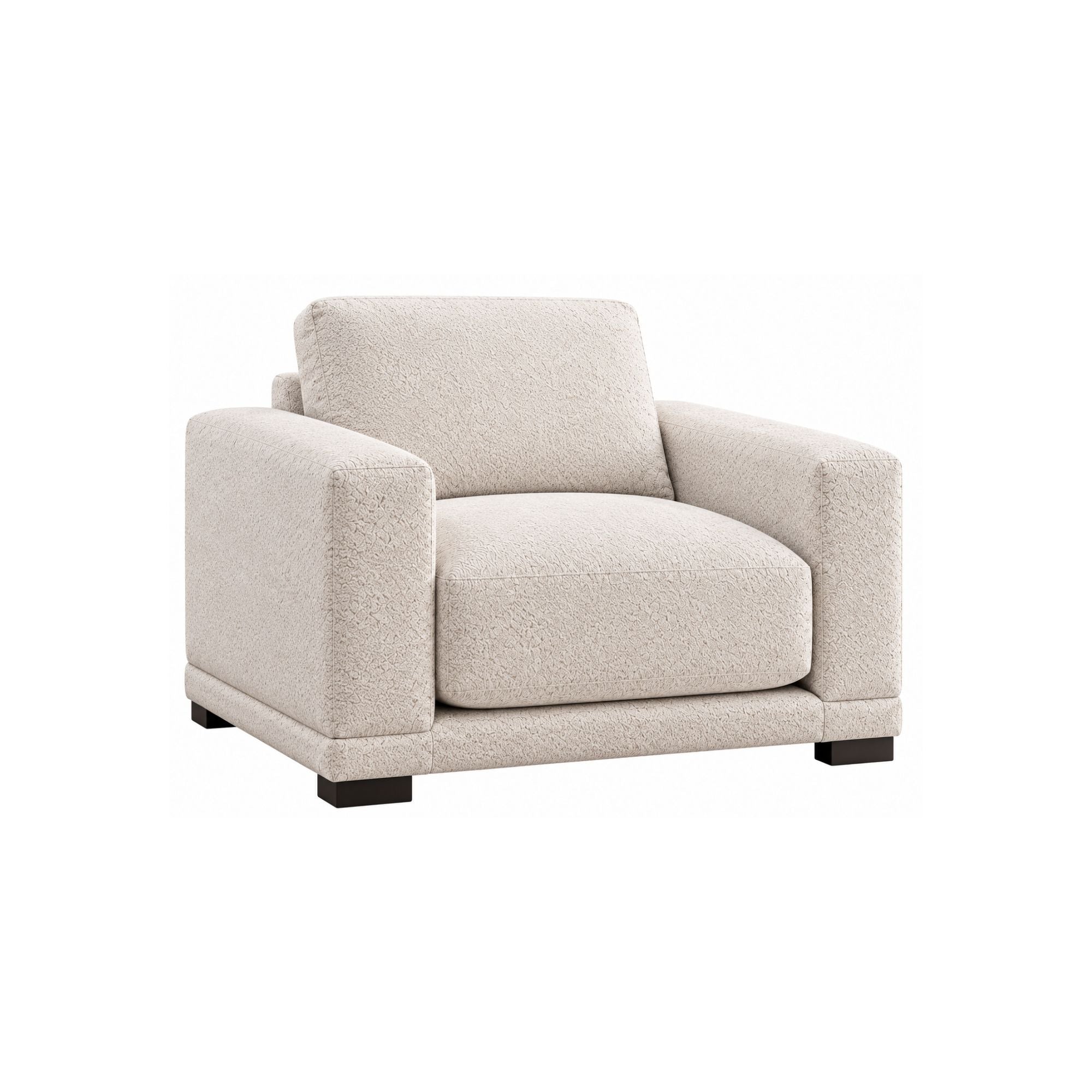 Light brown Talia sofa set by Sofa by Fancy, Canadian-made, with plush cushions and modern design for living room decor.