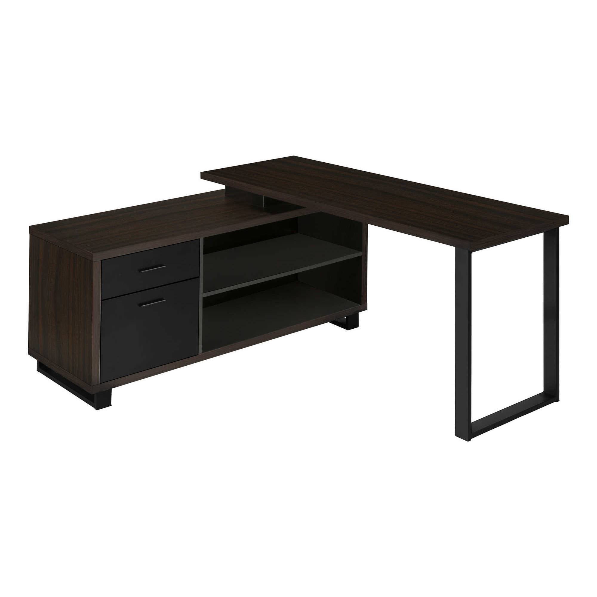 Monarch Specialties Nexora 72-inch espresso office desk with clean lines and spacious work surface.