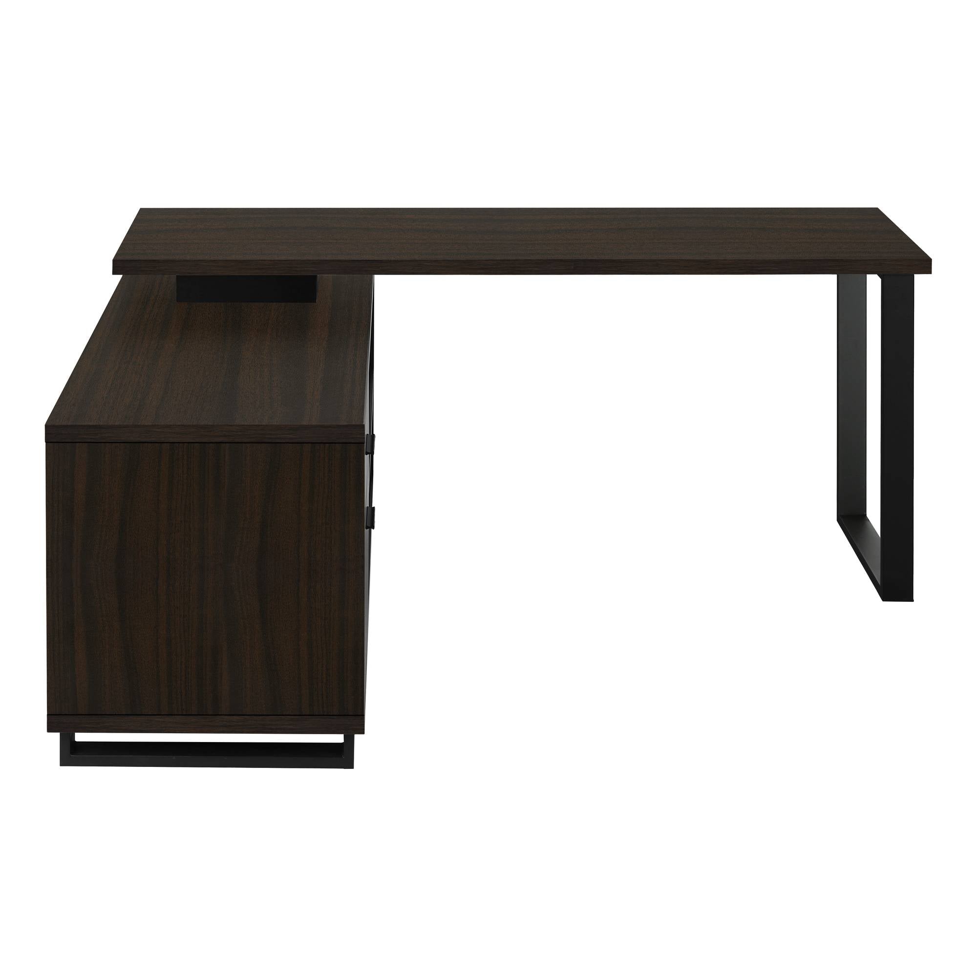 Monarch Specialties Nexora 72-inch espresso office desk with spacious surface and modern design, ideal for home or office workspace.