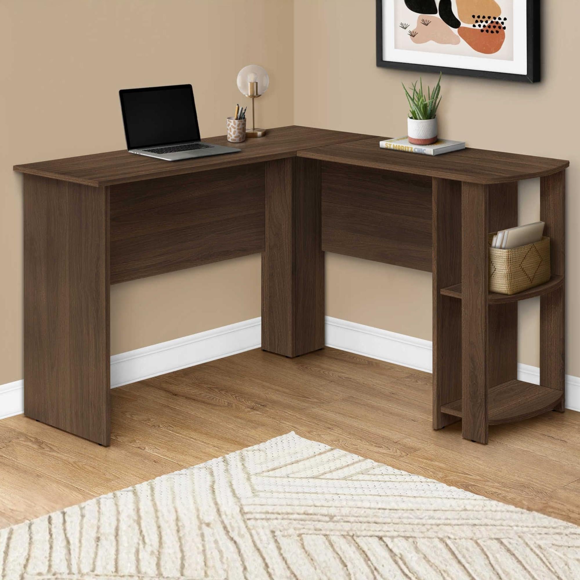 Monarch Specialties Corex Office Desk with spacious workspace and modern design, suitable for home or office use.