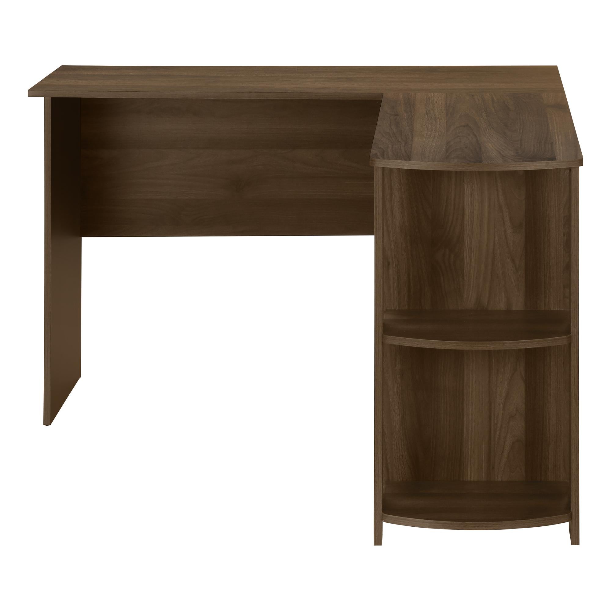 Monarch Specialties Corex office computer desk with sleek black finish and spacious work surface, suitable for home or office use.