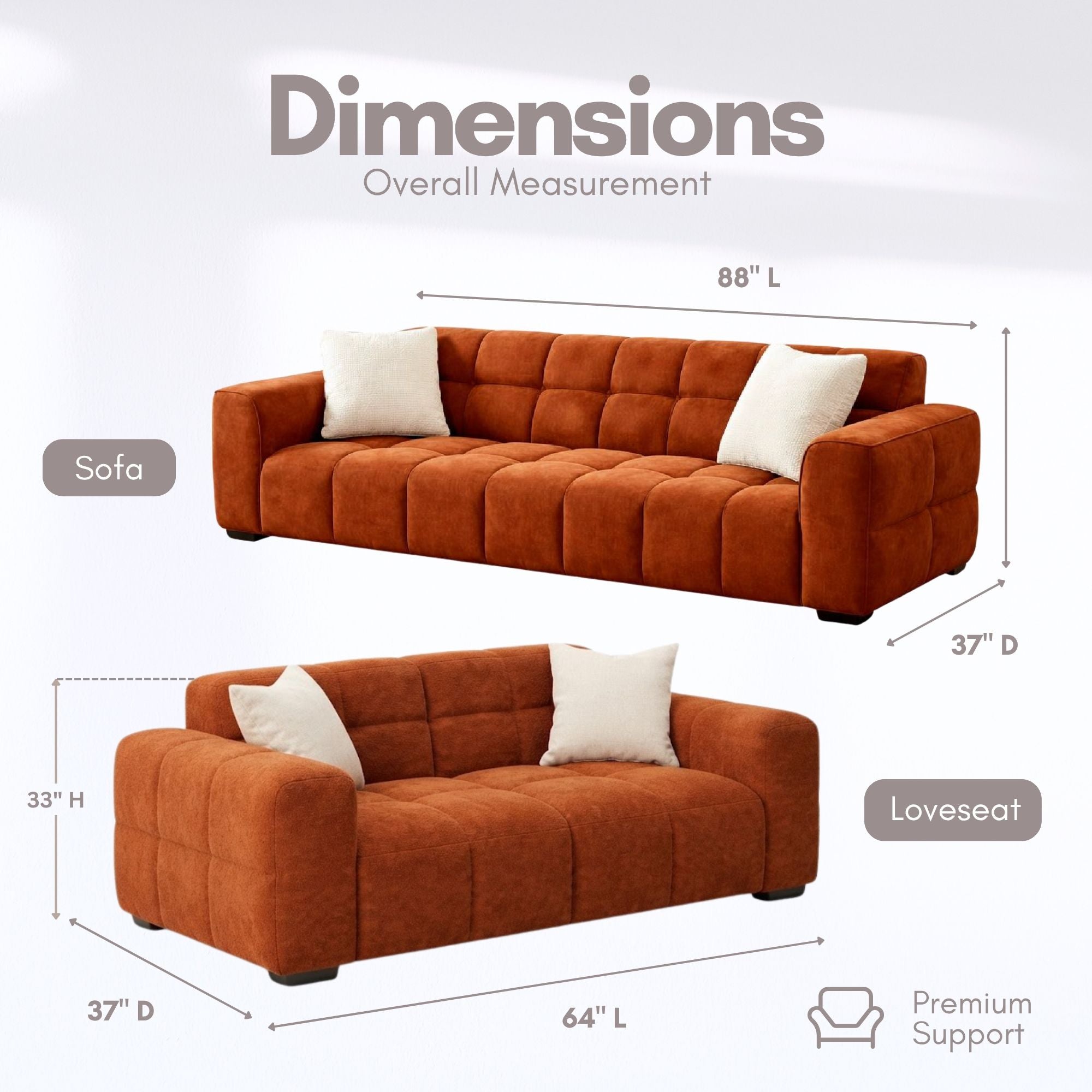 Canadian-made Goderich Modern Sofa