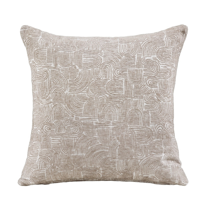 Taupe Chenille 2-Piece L-Shaped Sectional with Chaise