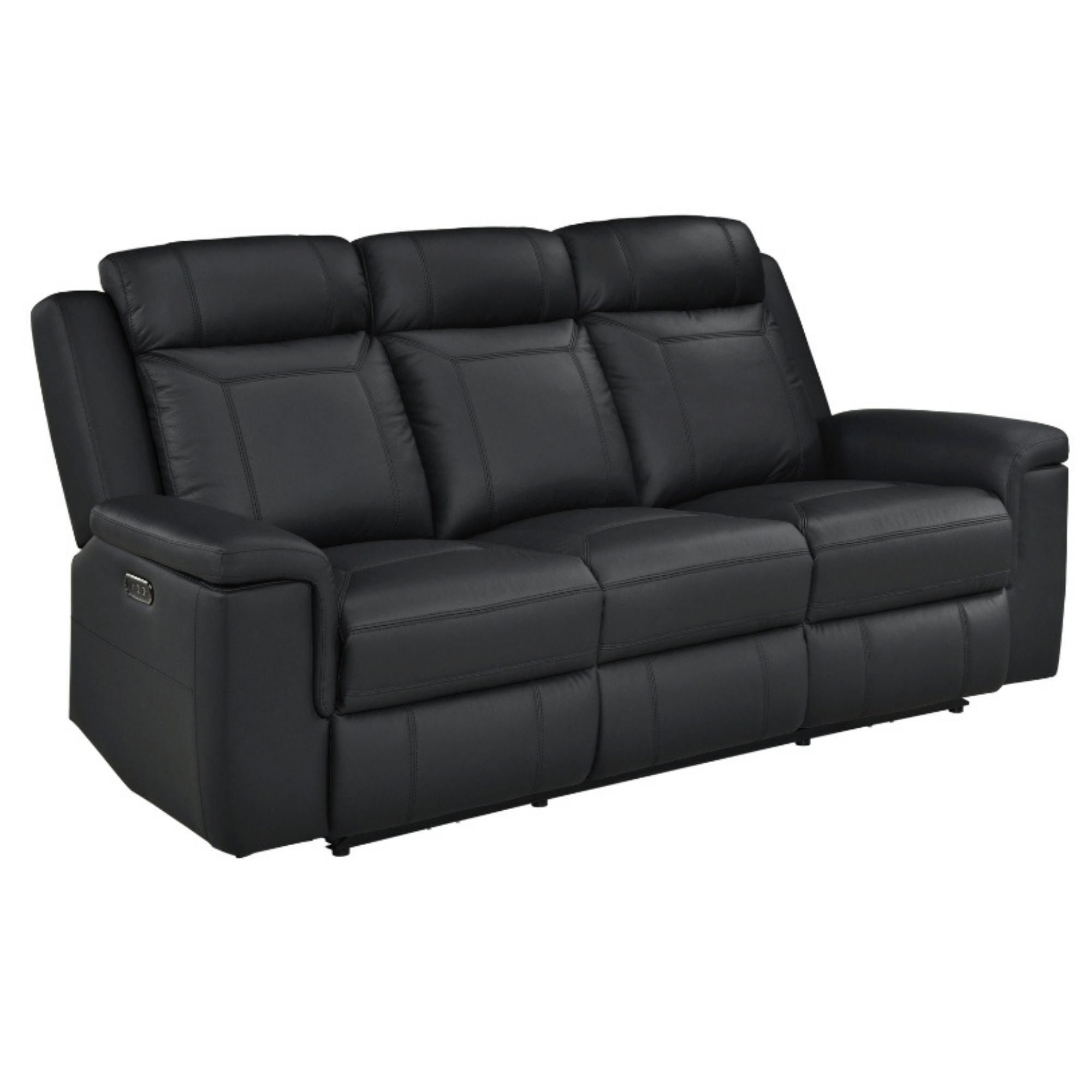 Ensemble de meubles inclinables Lancaster en chenille grise