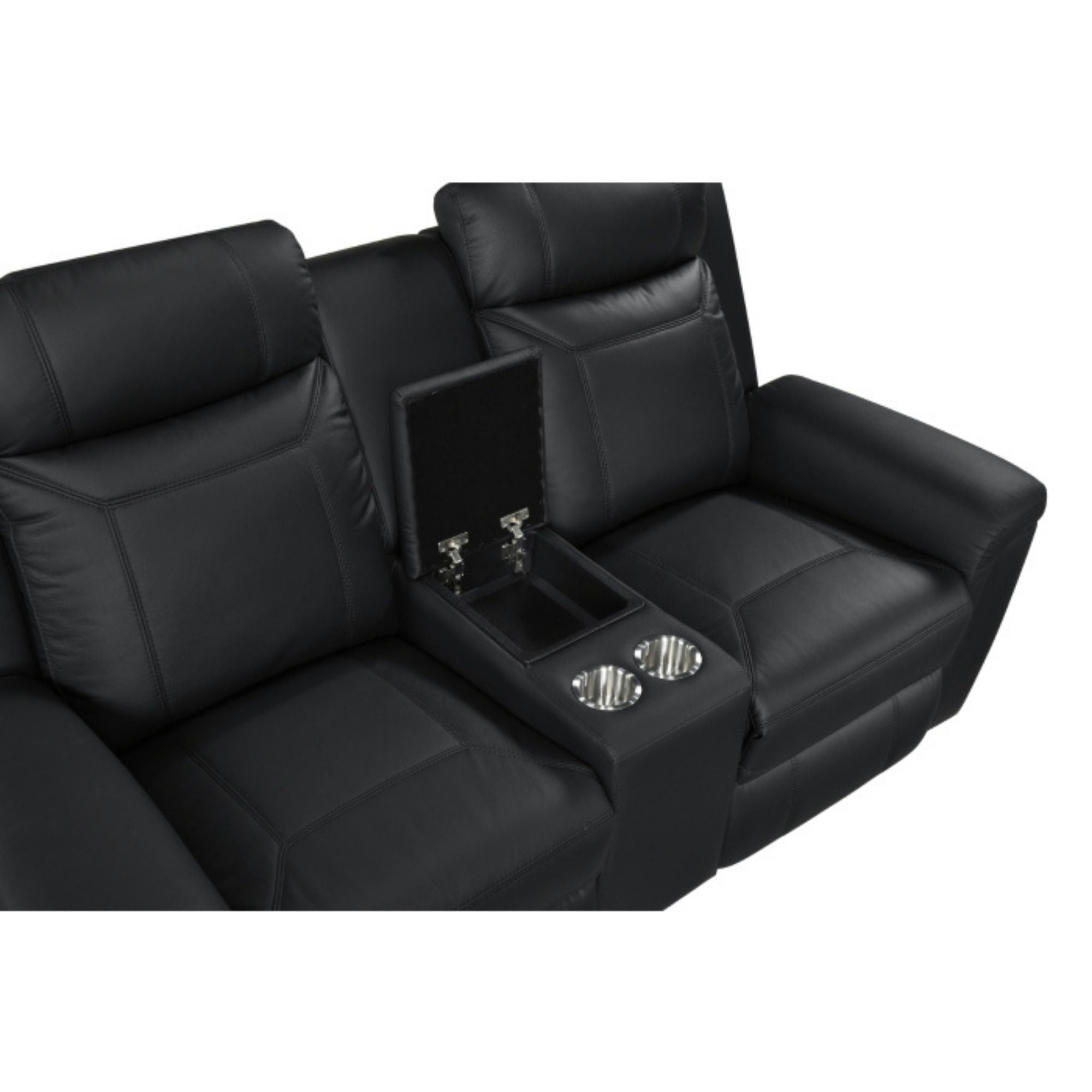 Ensemble de meubles inclinables Lancaster en chenille grise