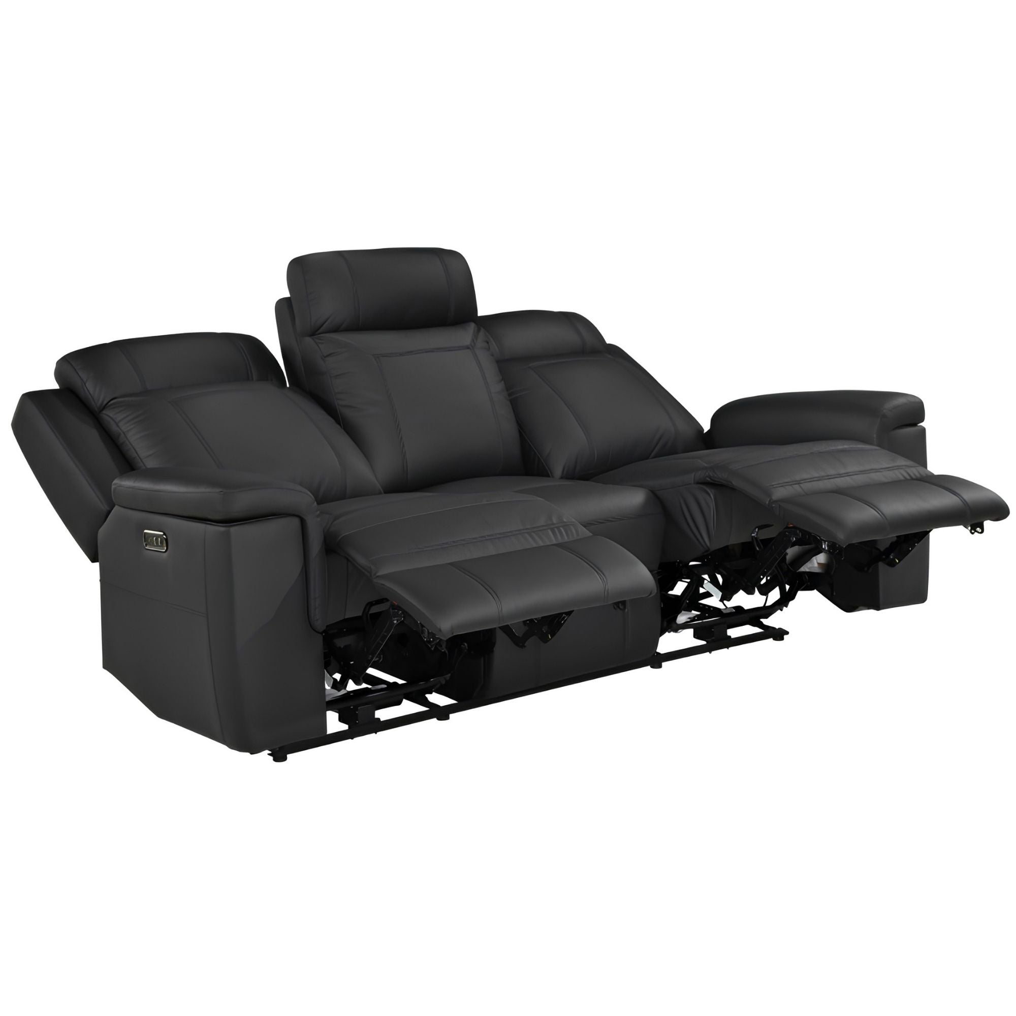 Ensemble de meubles inclinables Lancaster en chenille grise