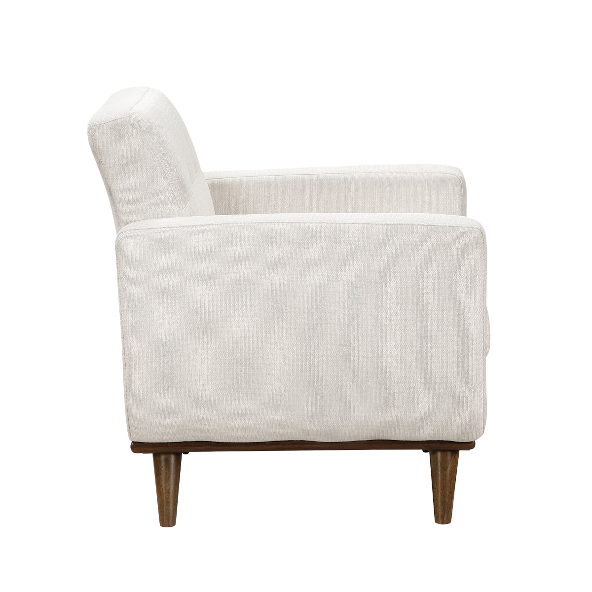 Cream fabric chair from the Martina Collection by M.A.F, showcasing a comfortable, stylish sofa with plush upholstery.