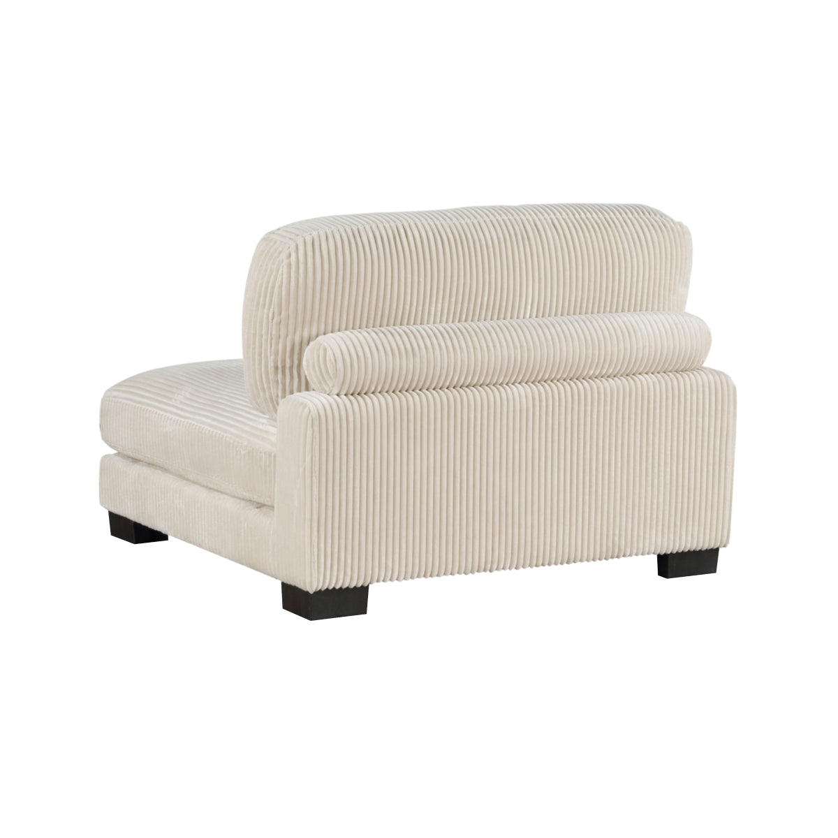 MAZ Traverse 4-piece beige sectional sofa with modular design, shown in a living room setting with plush cushions.