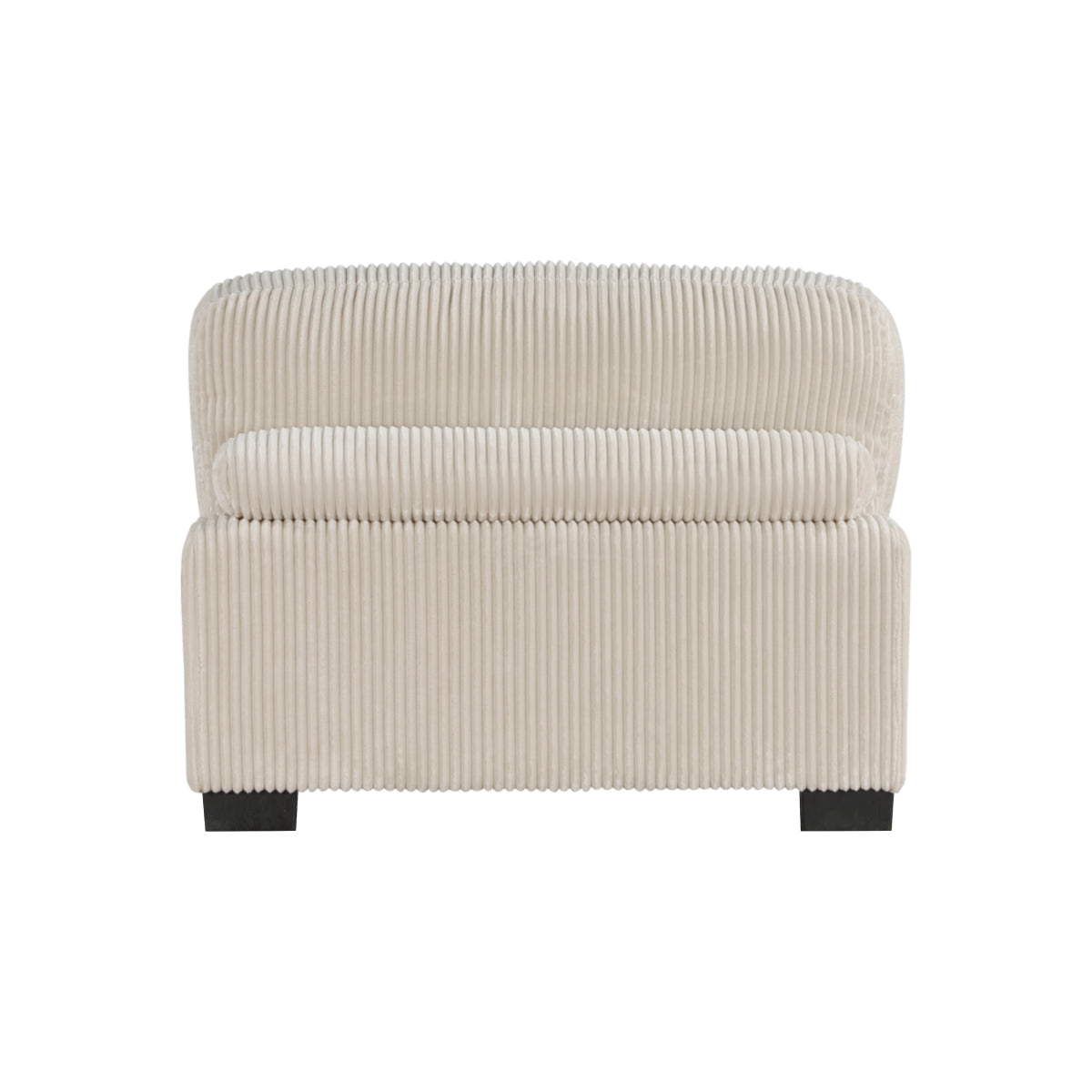 Beige MAZ Traverse 4-piece modular sectional sofa with plush cushions and modern design, ideal for contemporary living rooms.