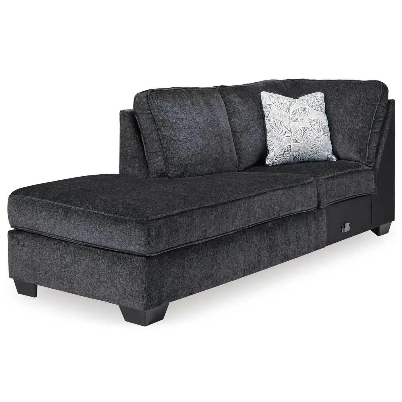 Ashley Altari 2 Piece LFH Chaise Sectional in Slate.