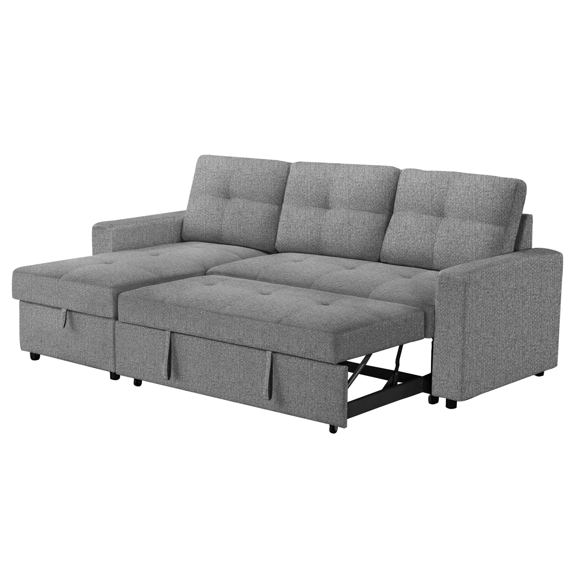 Sofa Sleeper with Reversable Storage Lounger Light Grey | CastleUp Experience Centre Online Furniture